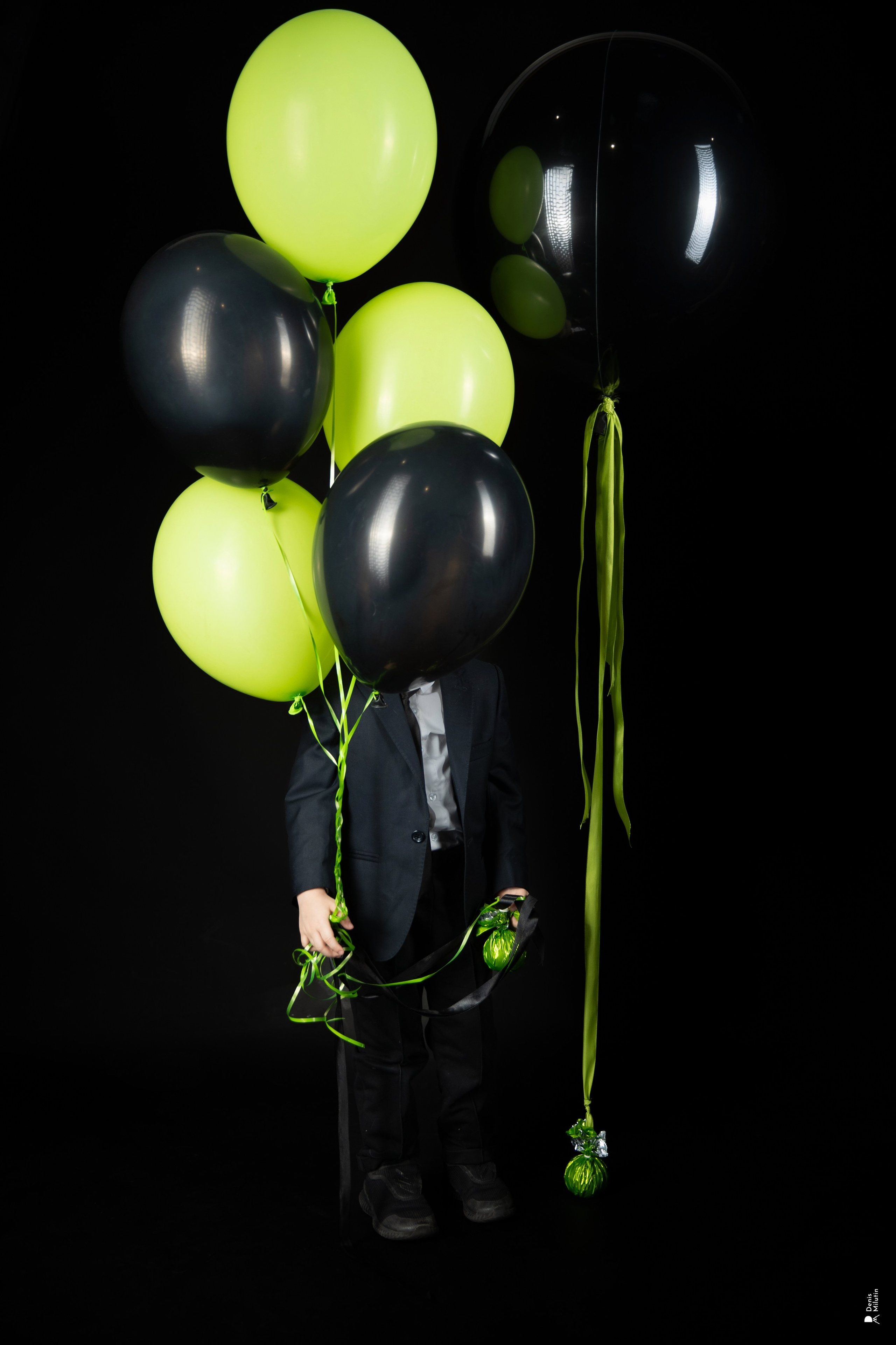 Дети и шарики. Портретный фотограф Денис Милютин