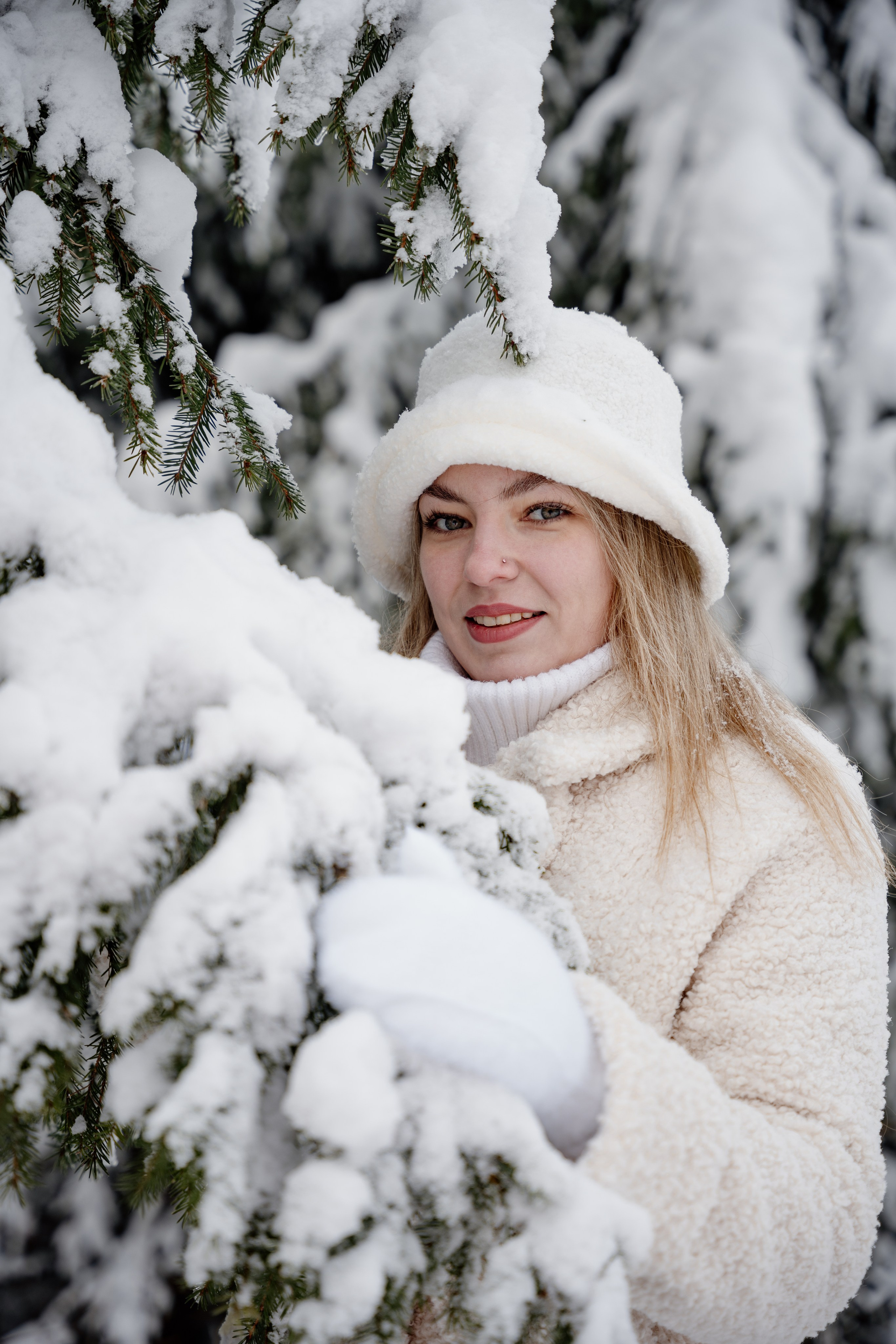 Лесная зимняя любовь