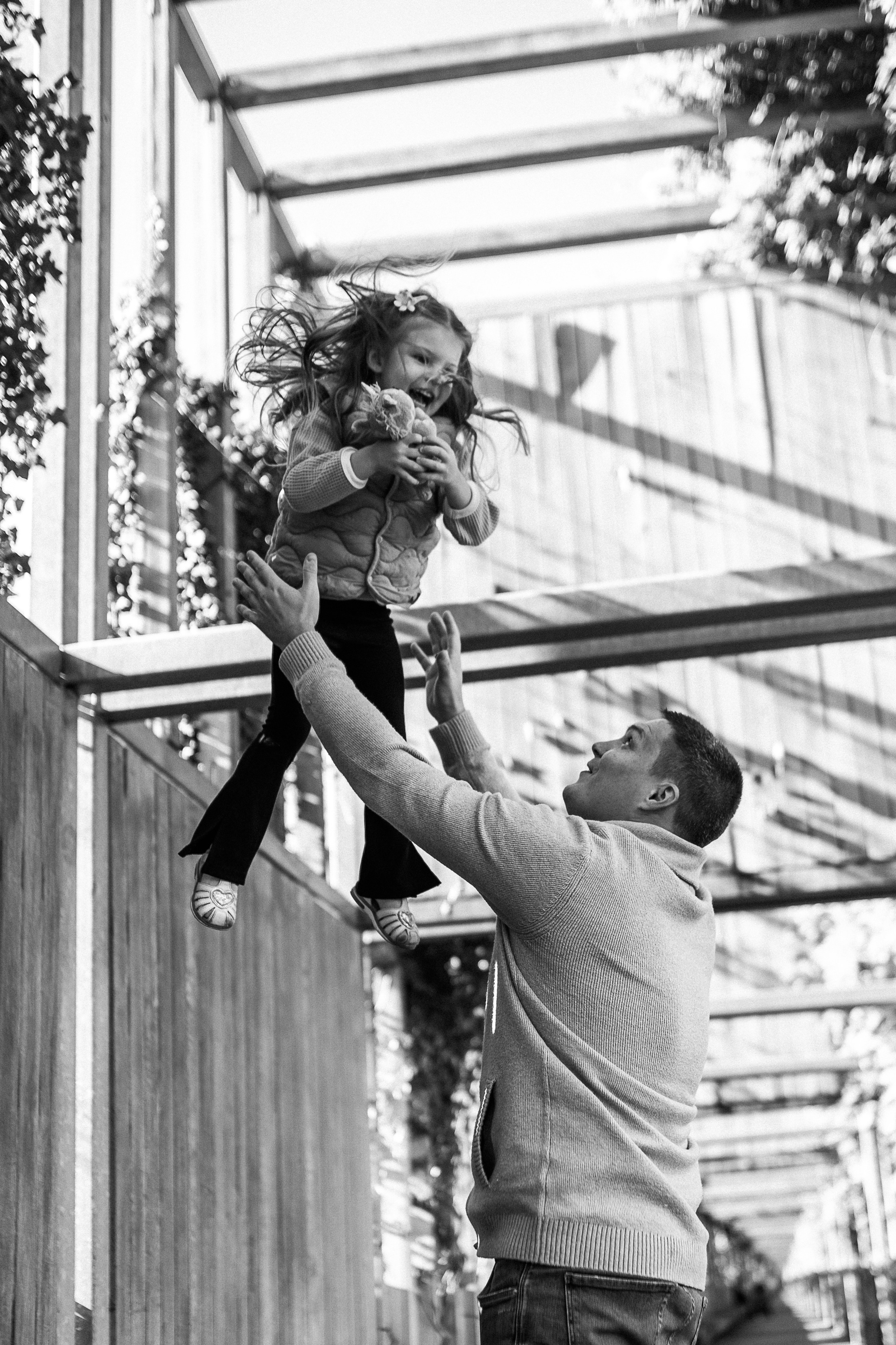 Женёк, Артём и Света в парке. Семейный и детский фотограф в Краснодаре