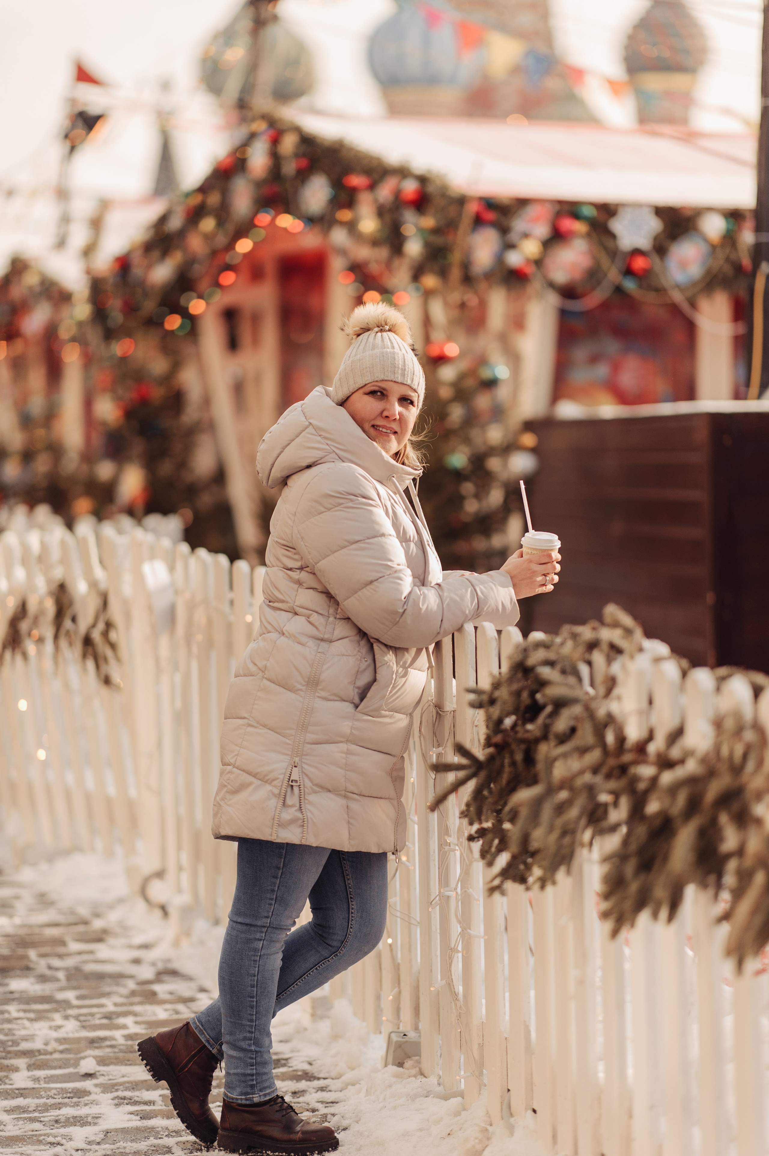 Тепло в объективе — Рождественская съемка на Красной площади. Дмитрий Черяник свадебный и семейный фотограф