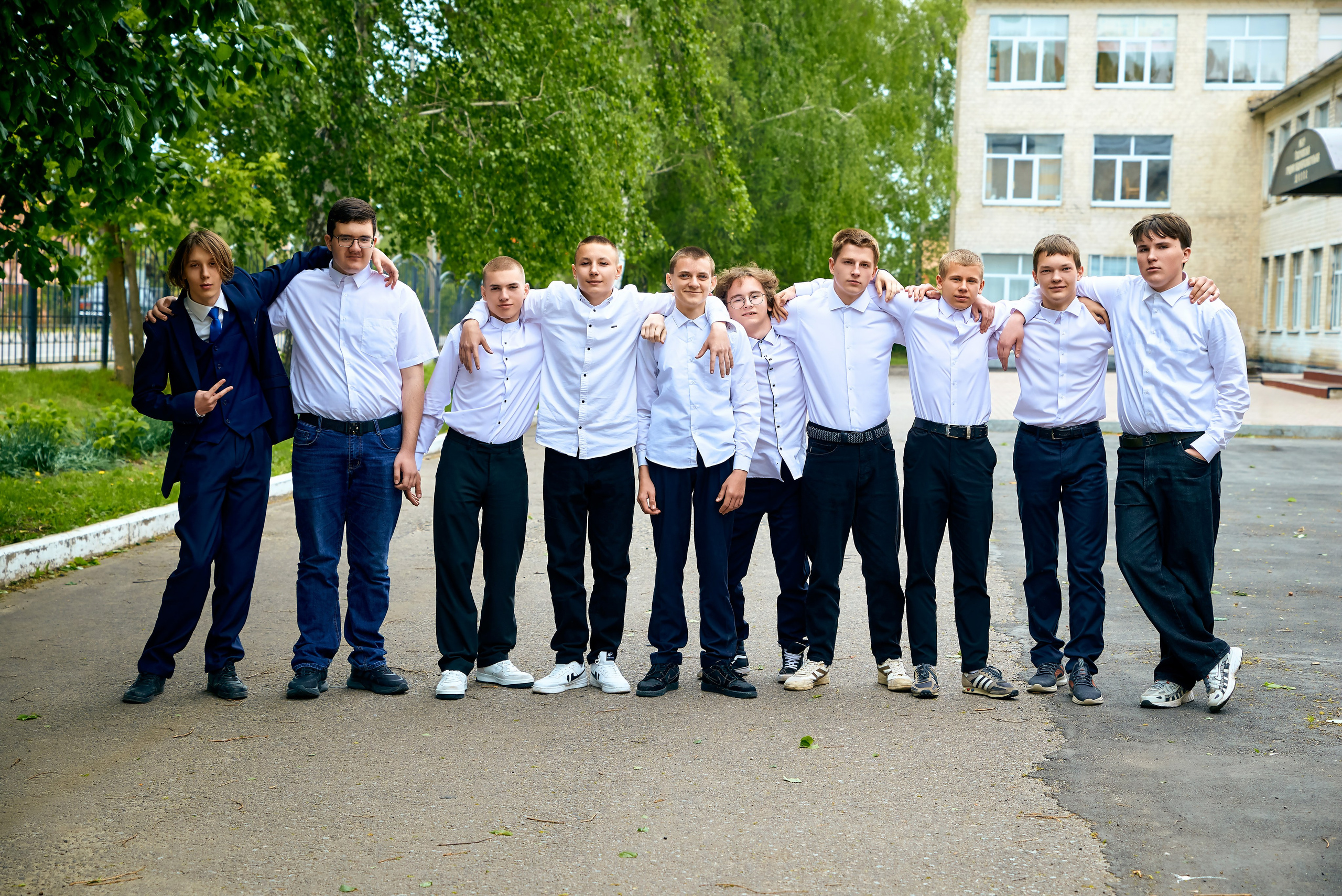 9Б класс Глазуновская СОШ выпуск 2025. Фотограф в Орле Павел Черкасов