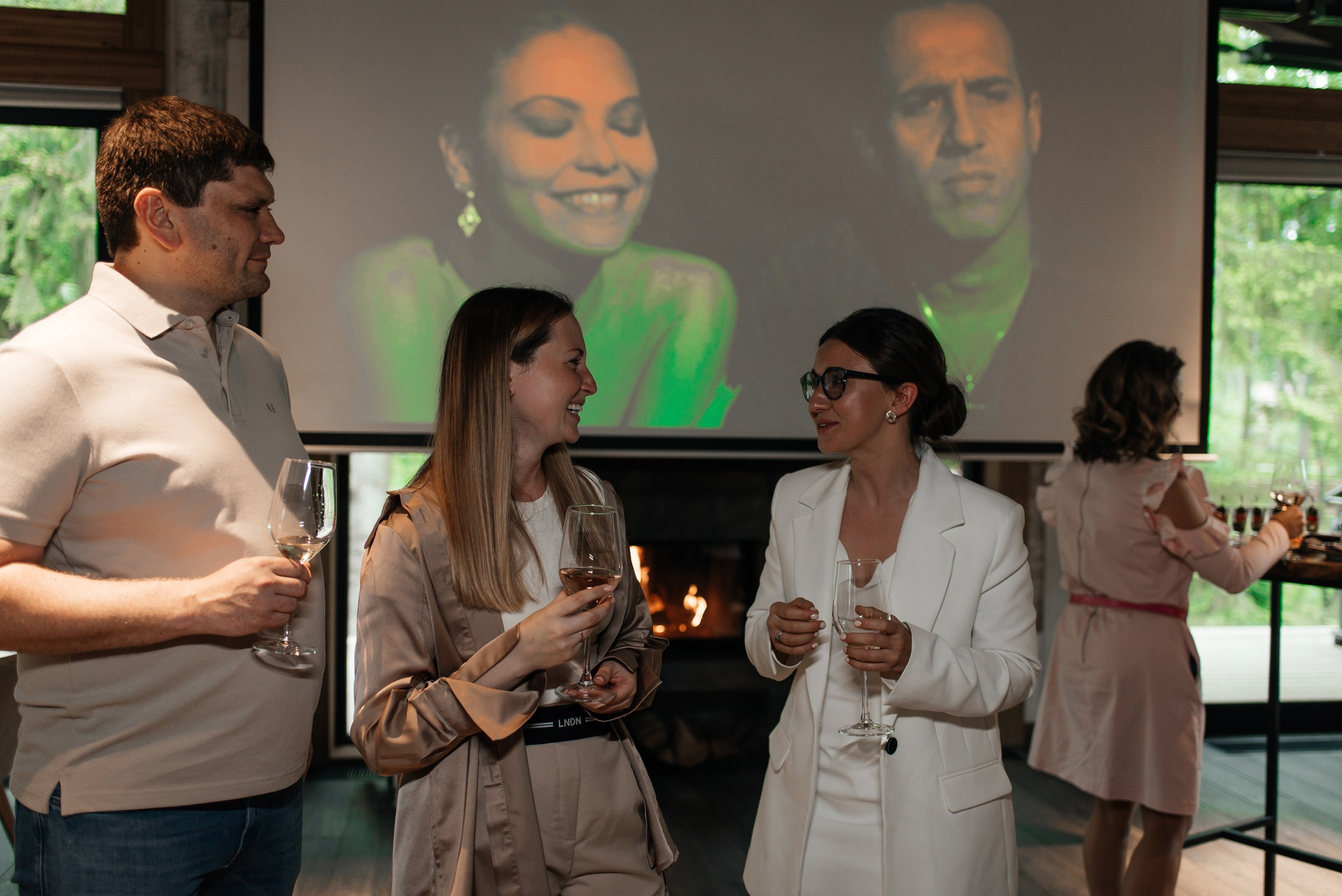 свадебный ужин в ресторане Чаща в Охта парке