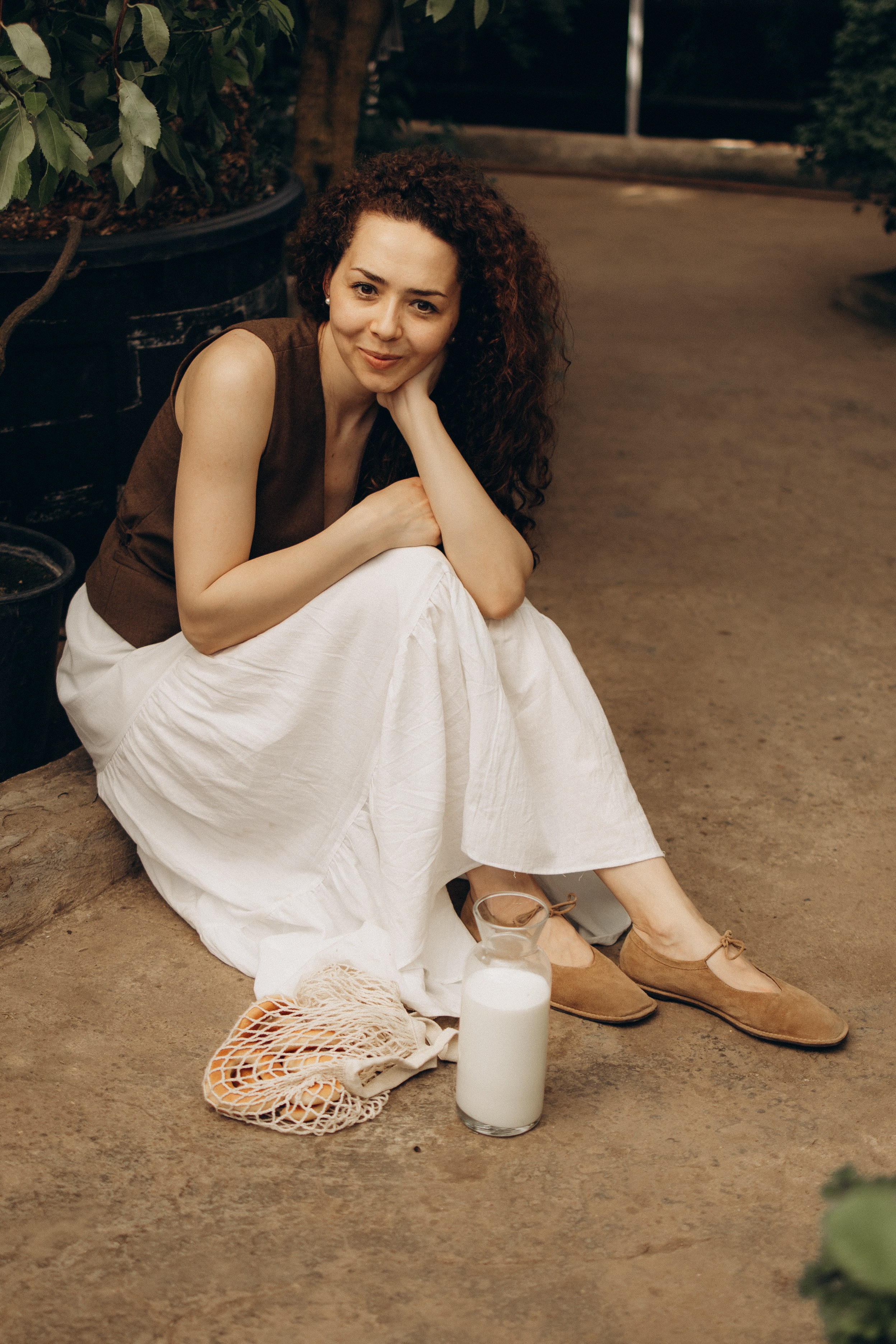 Прогулка по оранжерее. Семейный фотограф в Москве Ксения Аганина