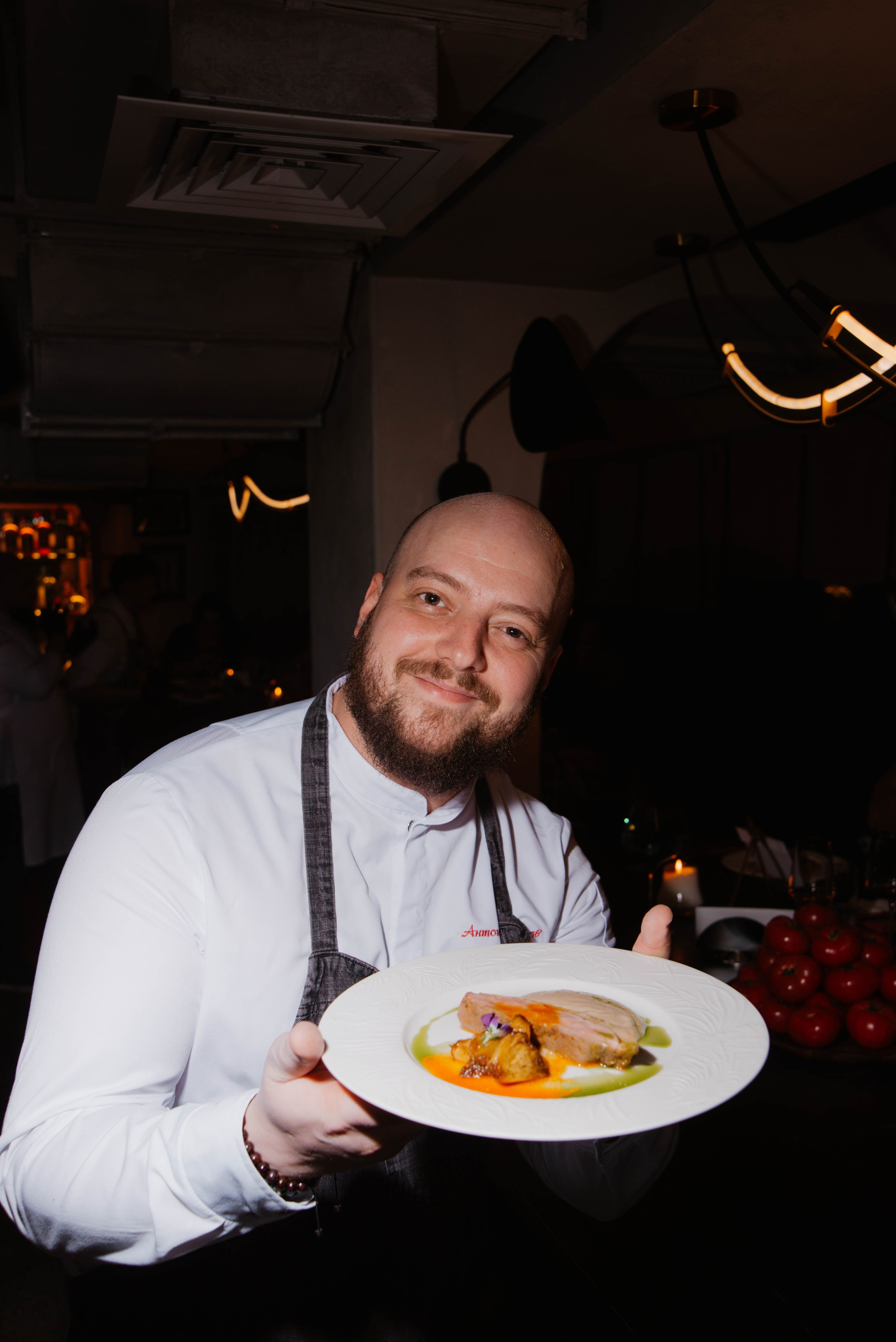 Шеф-тейбл в ресторане Ливингстон. Ксения Glossa. Портретный и репортажный фотограф в Самаре