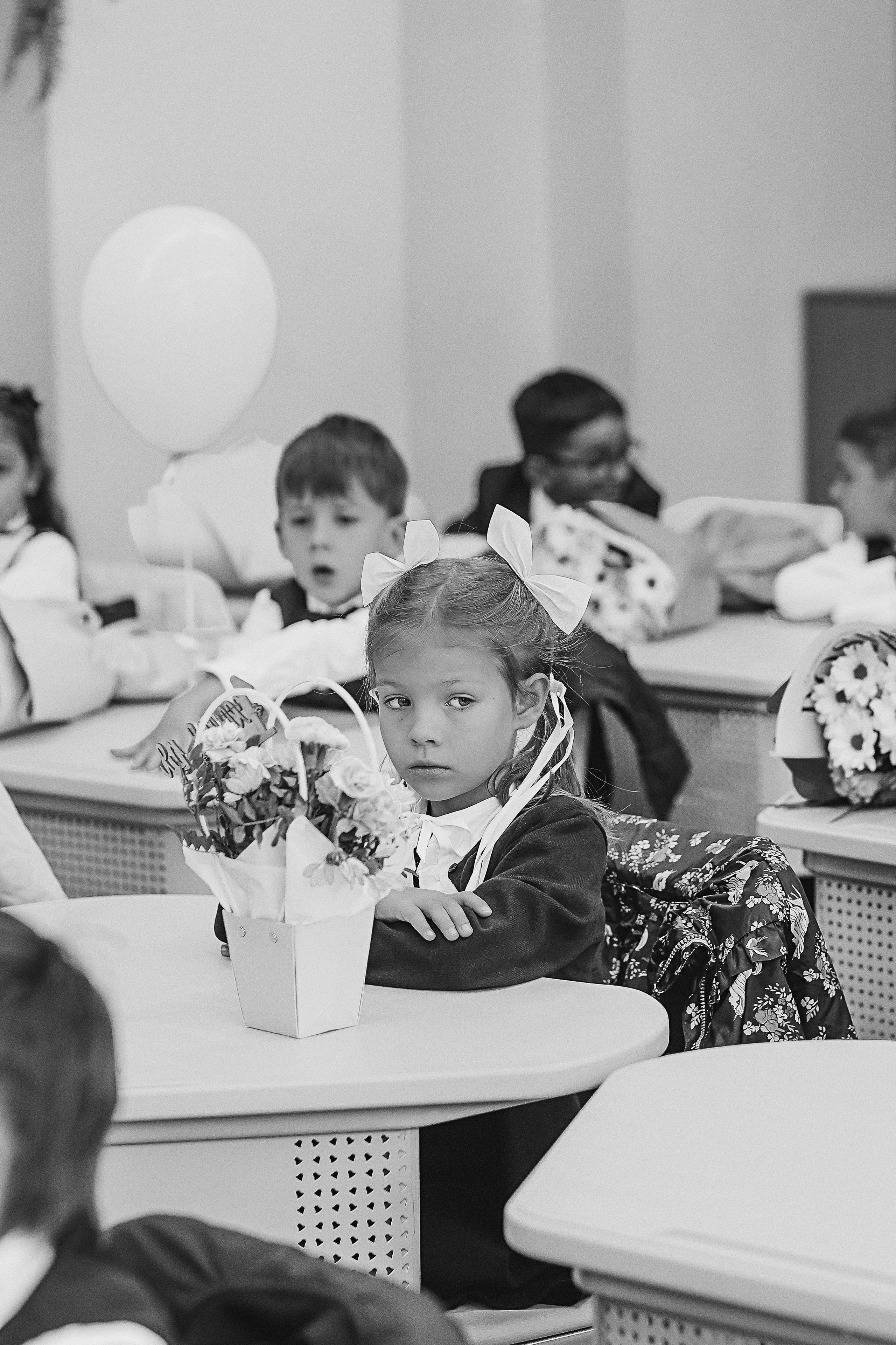 1 сентября линейка+кл час+портреты. Семейный фотограф Тюмень, фотограф на роды Салмина Мария