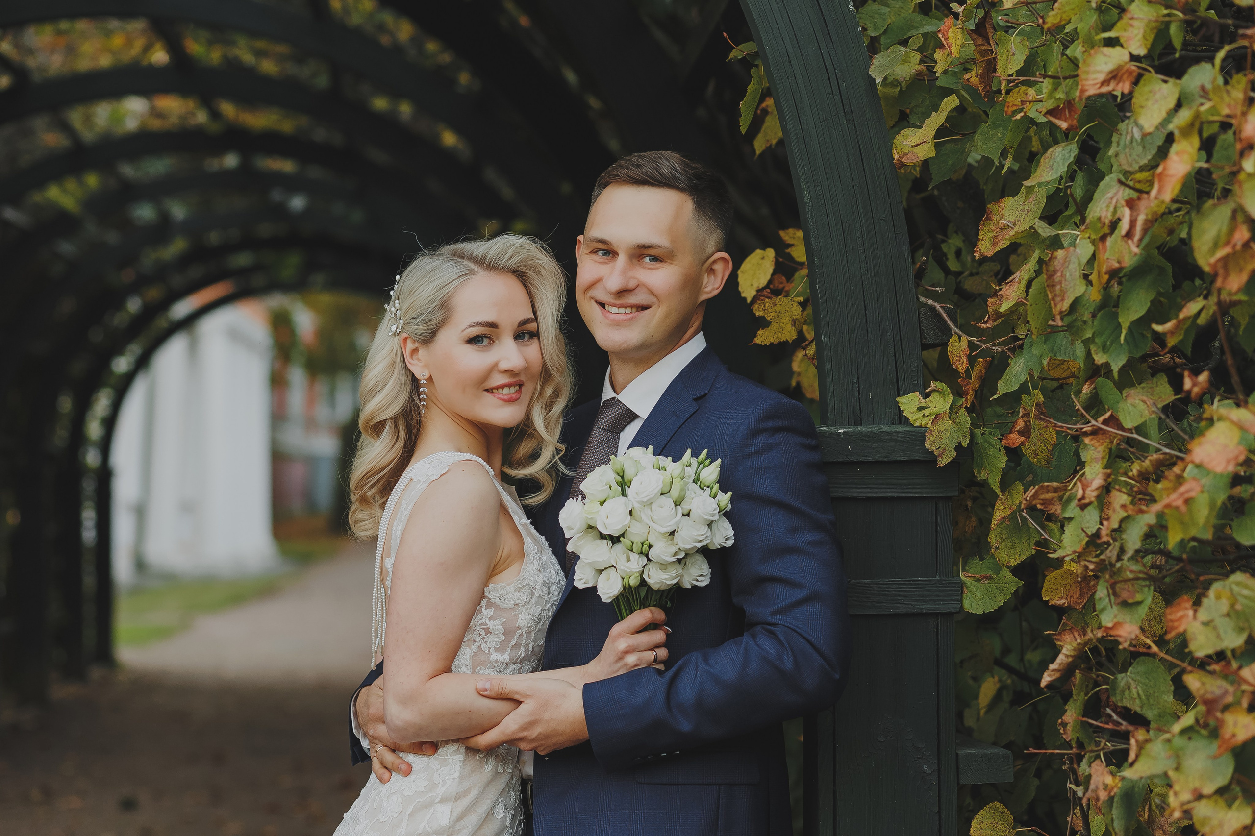 Свадебная фотосессия в Таганском ЗАГСе и Кусково. Фотограф в Москве и Люберцах Анна Ушакова