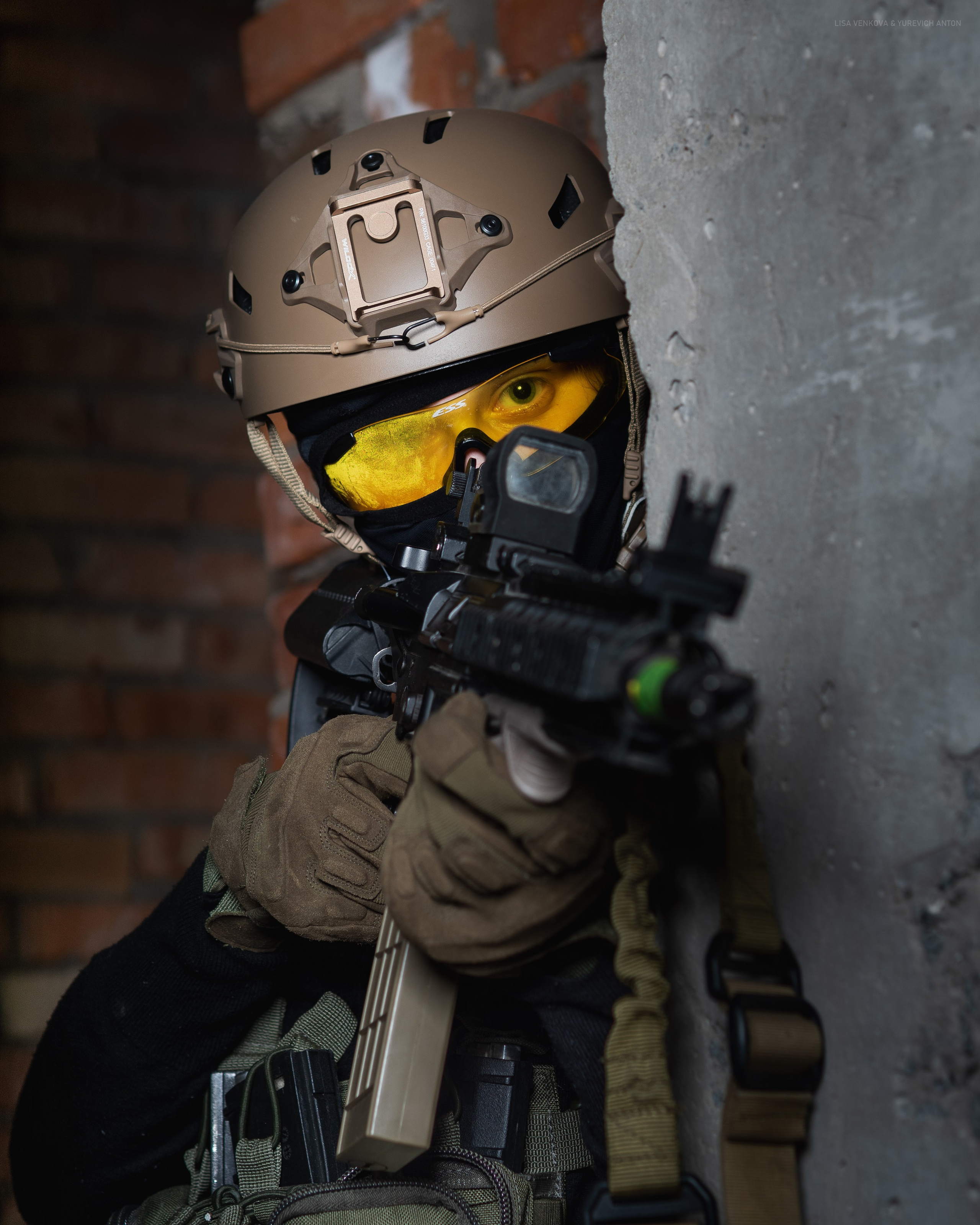 Милитари. Сайт портфолио двух профессиональных фотографов