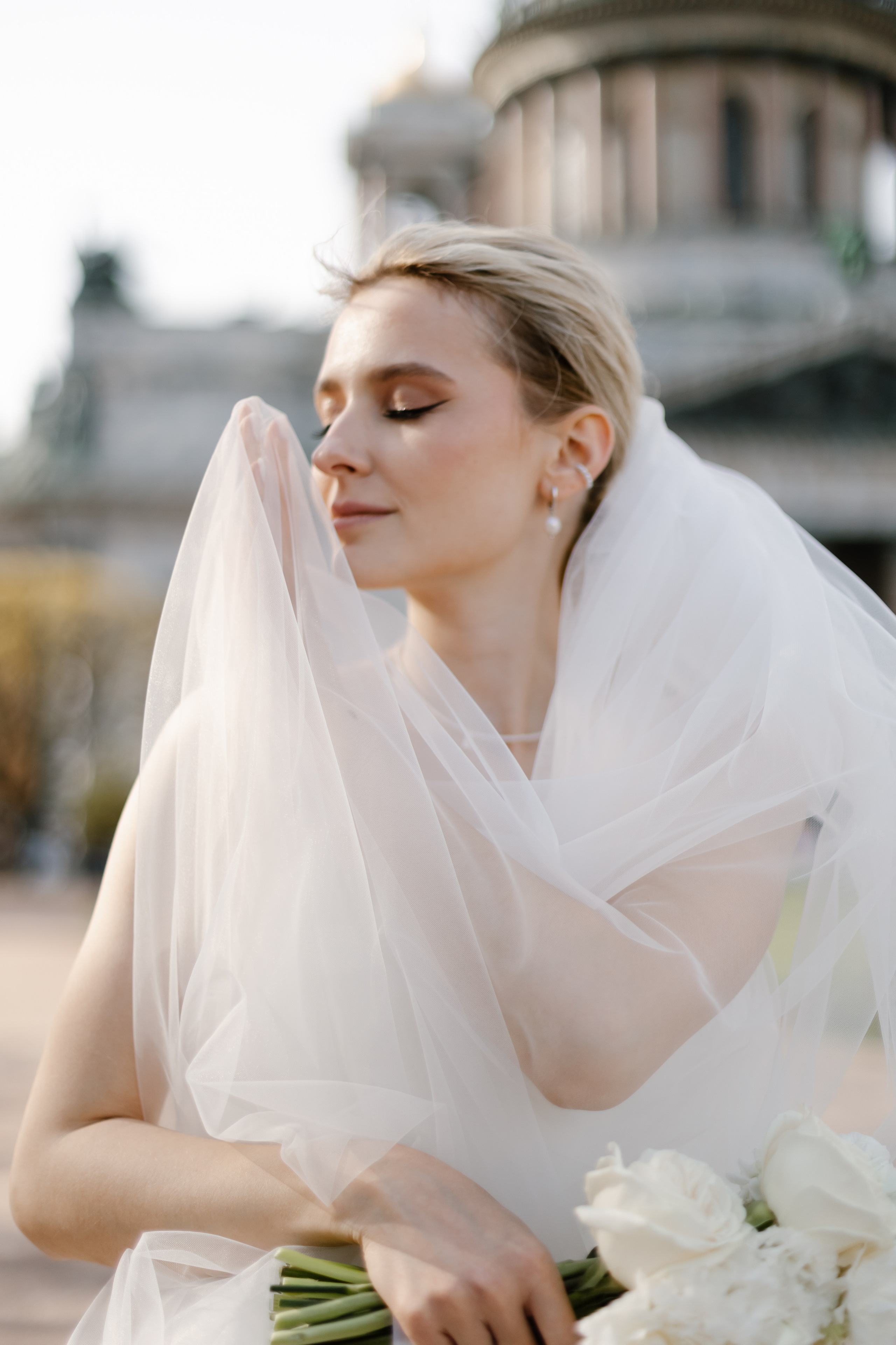 «Прохладно у вас в мае». Майя Алиева Свадебный фотограф в Санкт-Петербурге