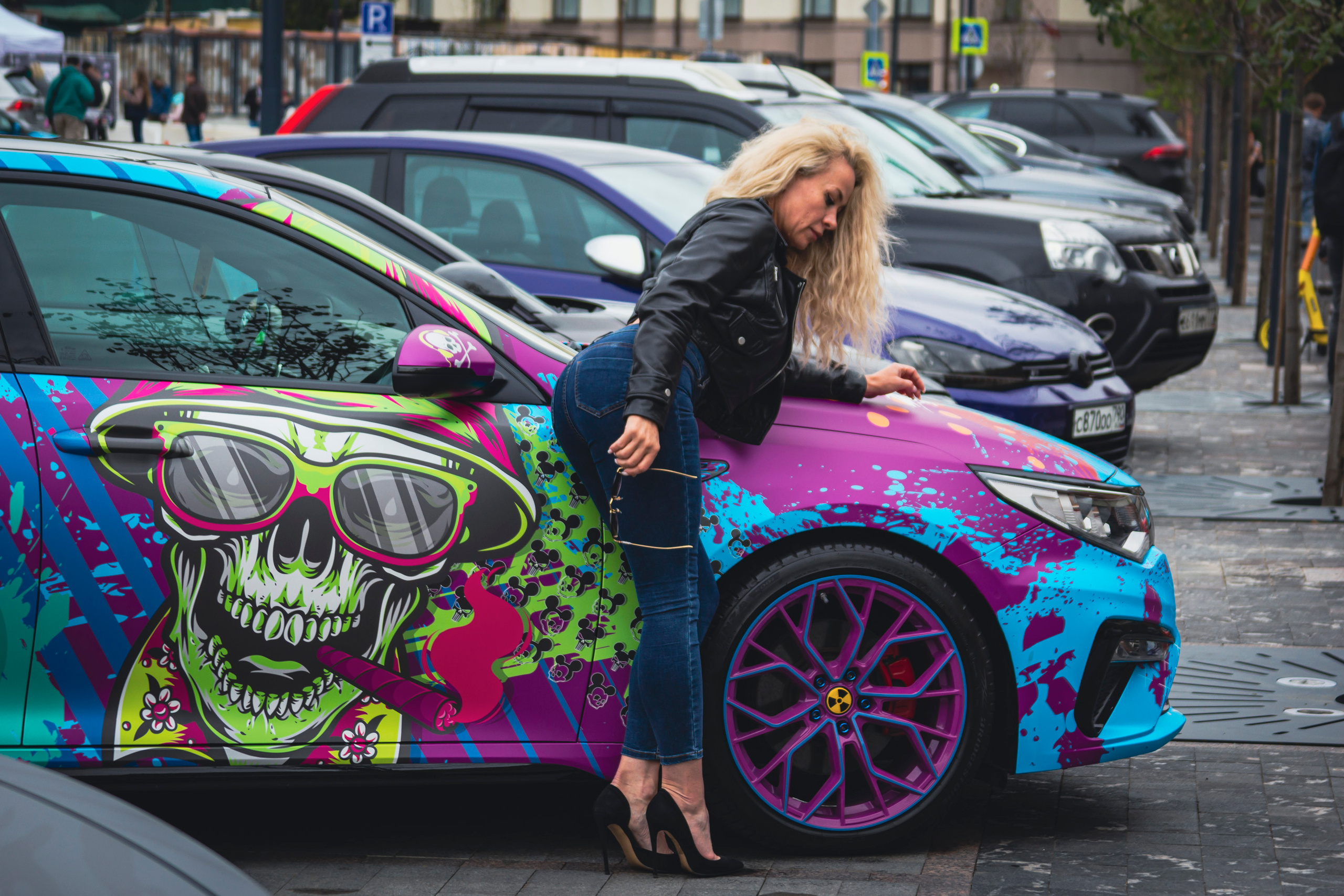 Винилография на KIA Optima. Студия дизайна и оклейки авто Barmaley Design