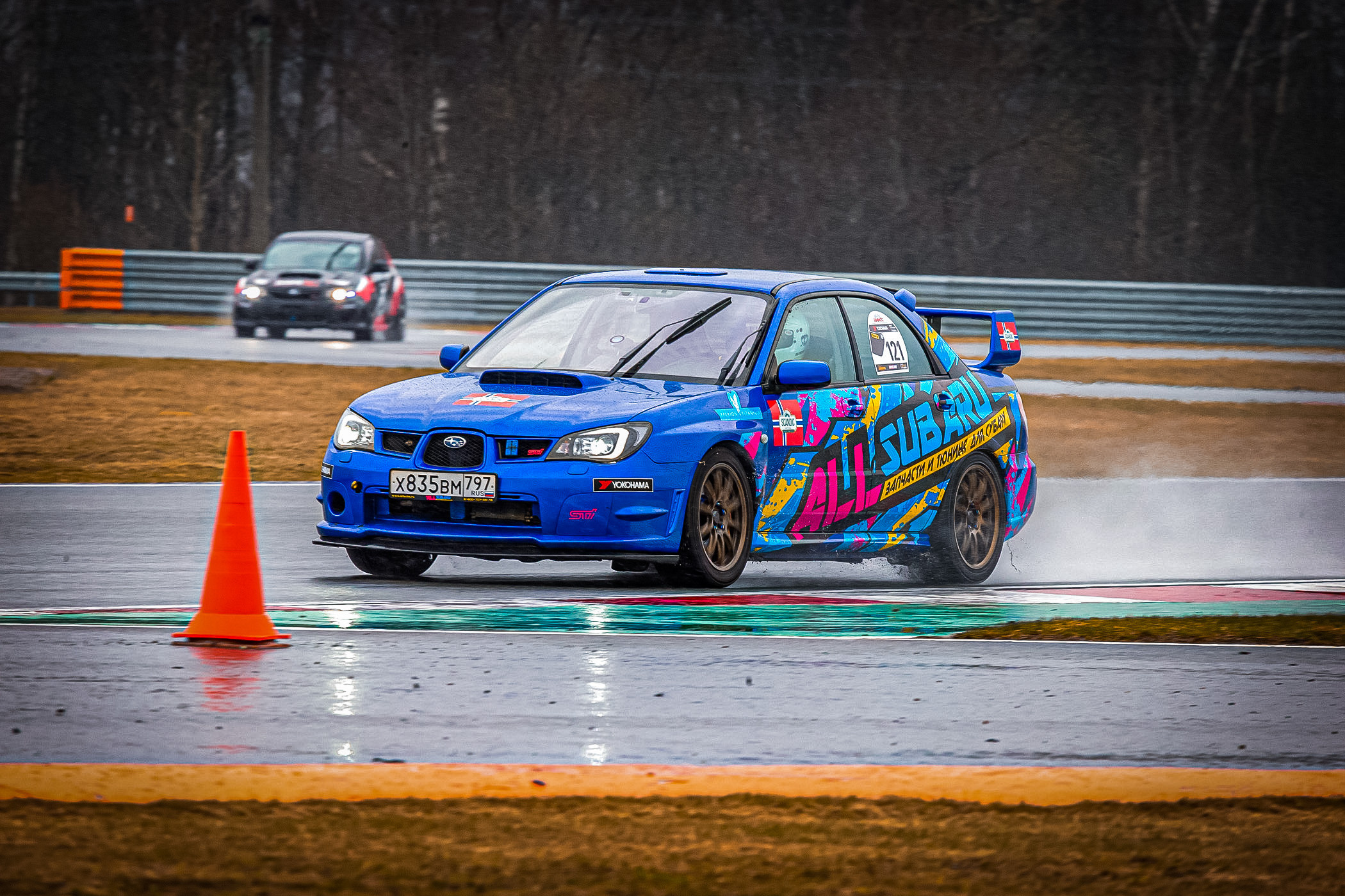 Винилография на Subaru WRX STI. Студия дизайна и оклейки авто Barmaley Design