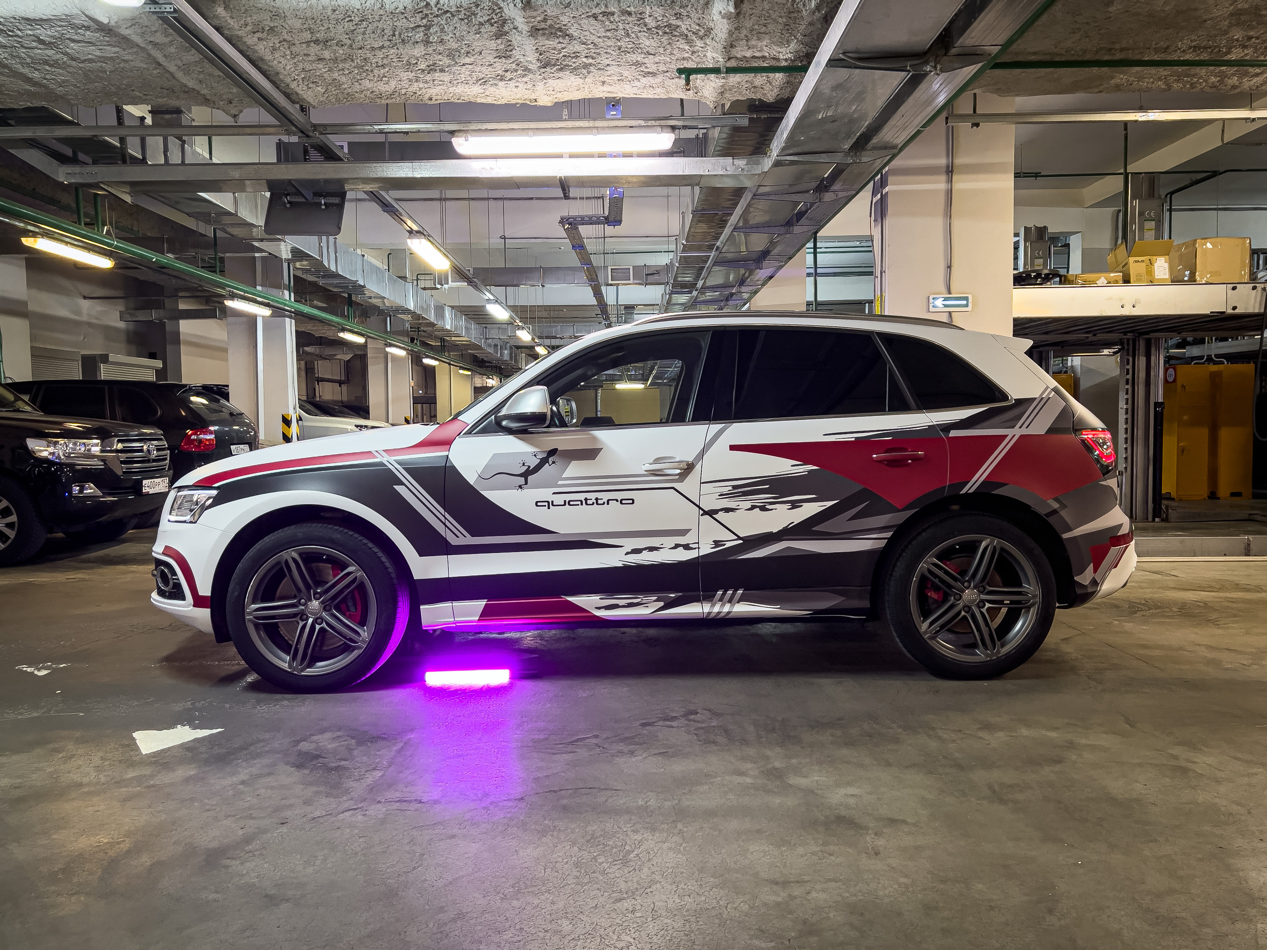 Винилография на Audi Q5. Студия дизайна и оклейки авто Barmaley Design