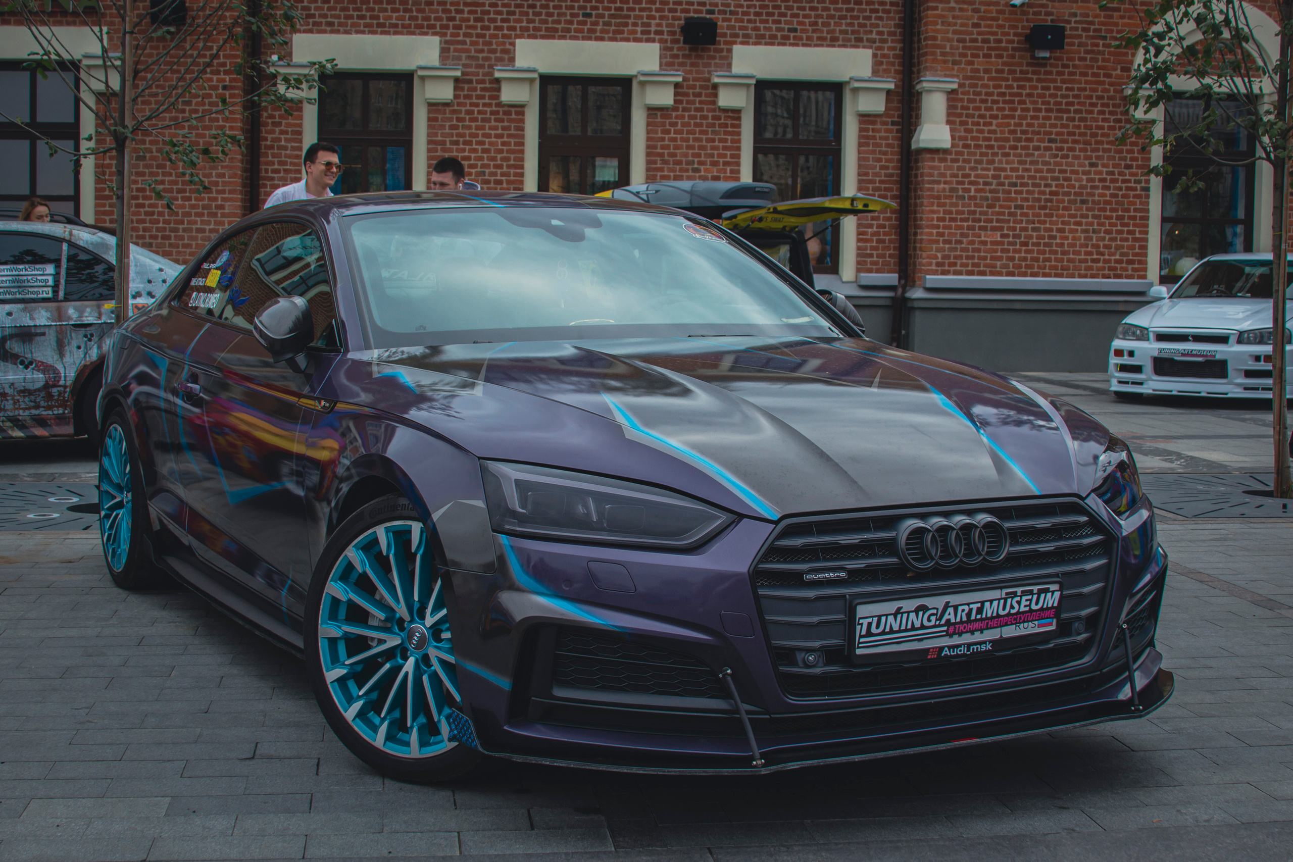 Винилография на Audi A5. Студия дизайна и оклейки авто Barmaley Design