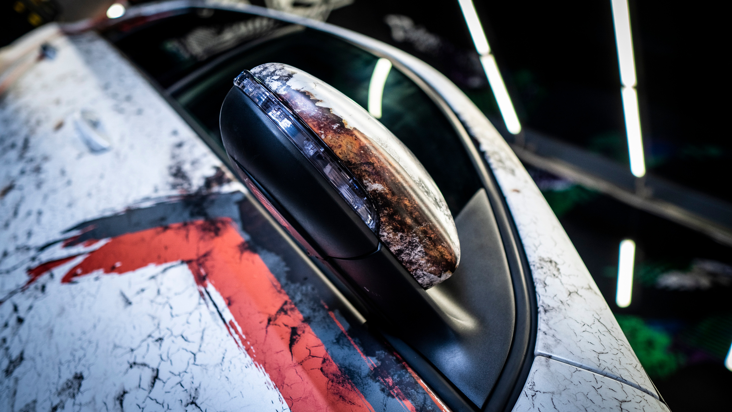 Винилография на VolksWagen Golf GTI. Студия дизайна и оклейки авто Barmaley Design