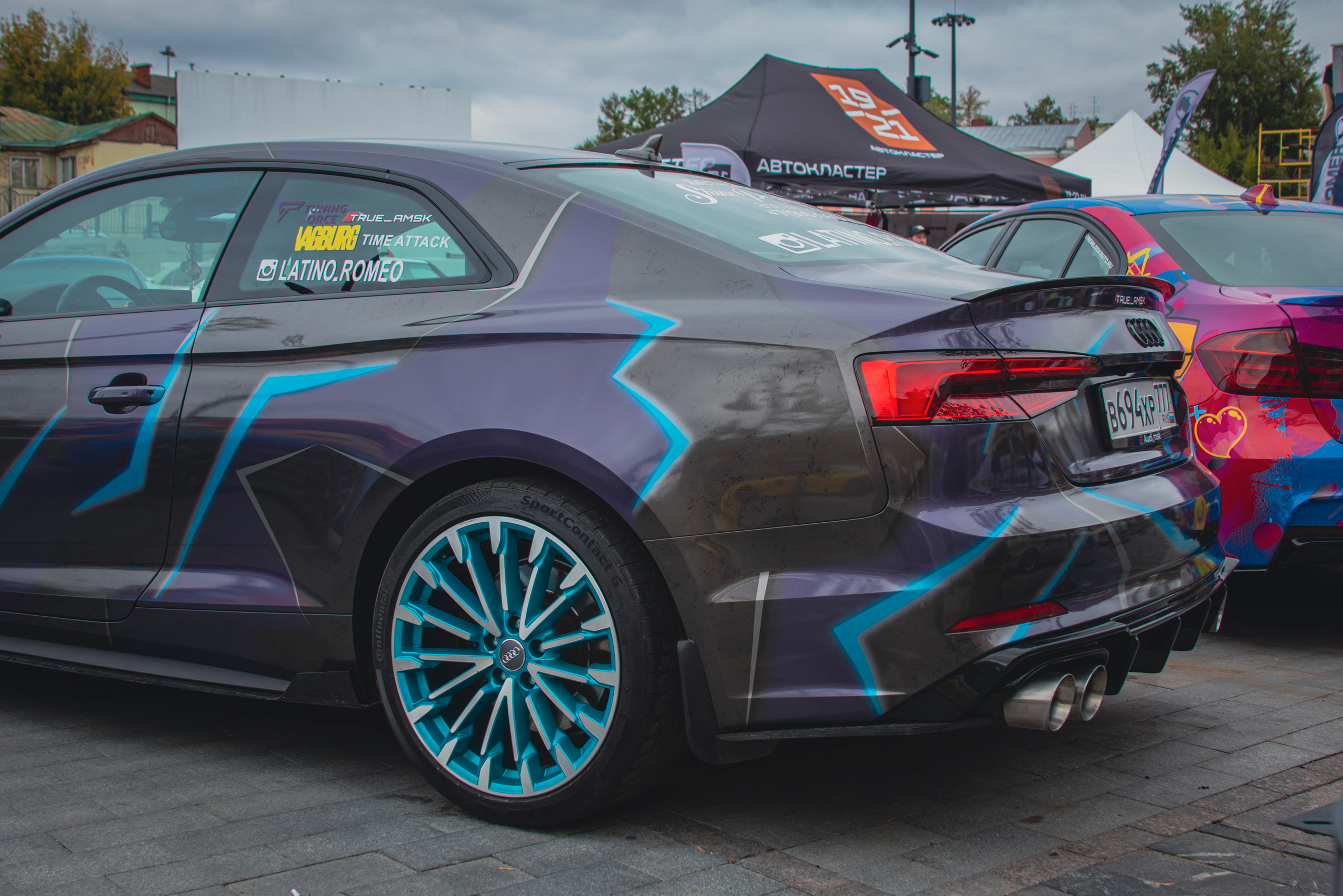 Винилография на Audi A5. Студия дизайна и оклейки авто Barmaley Design