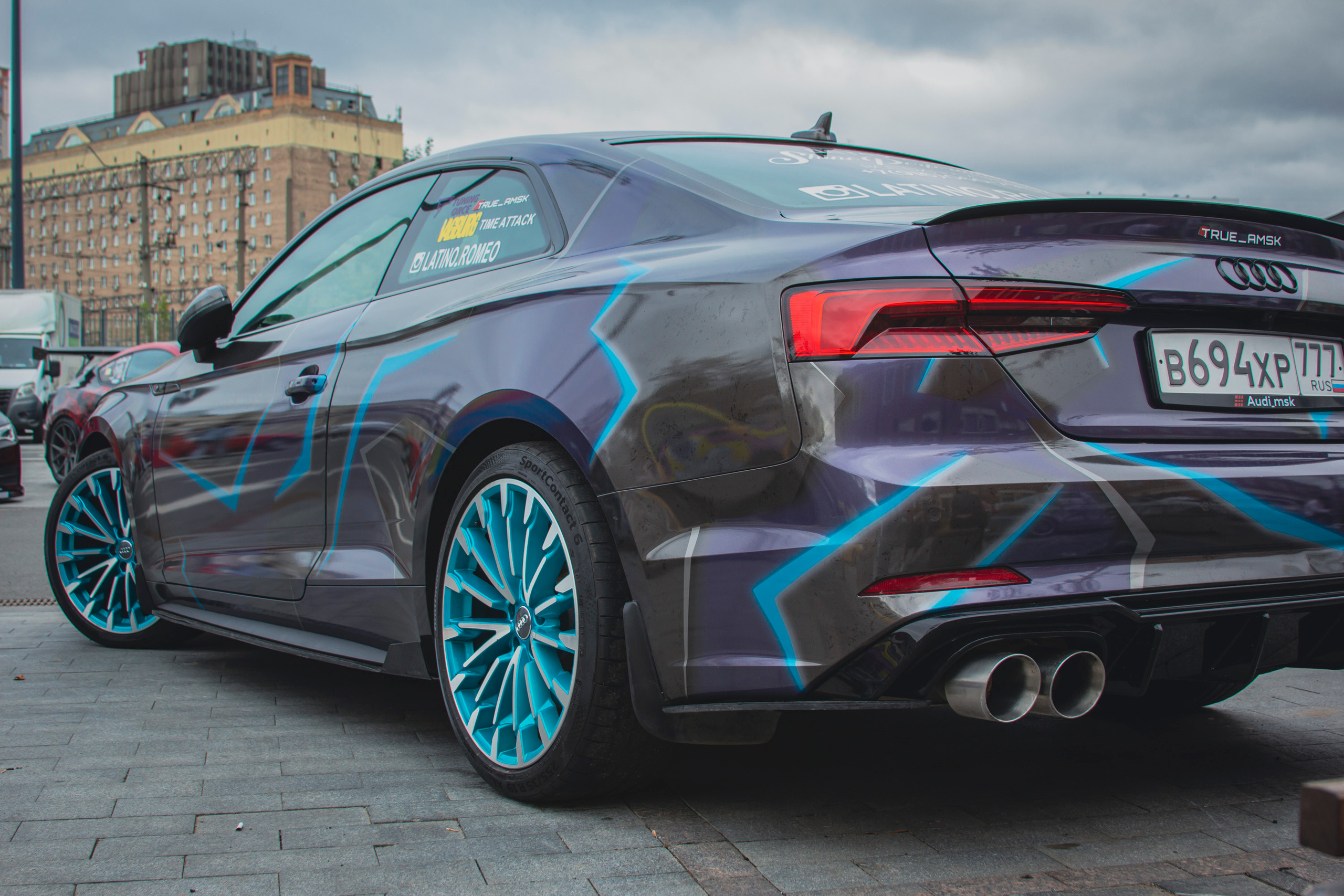 Винилография на Audi A5. Студия дизайна и оклейки авто Barmaley Design