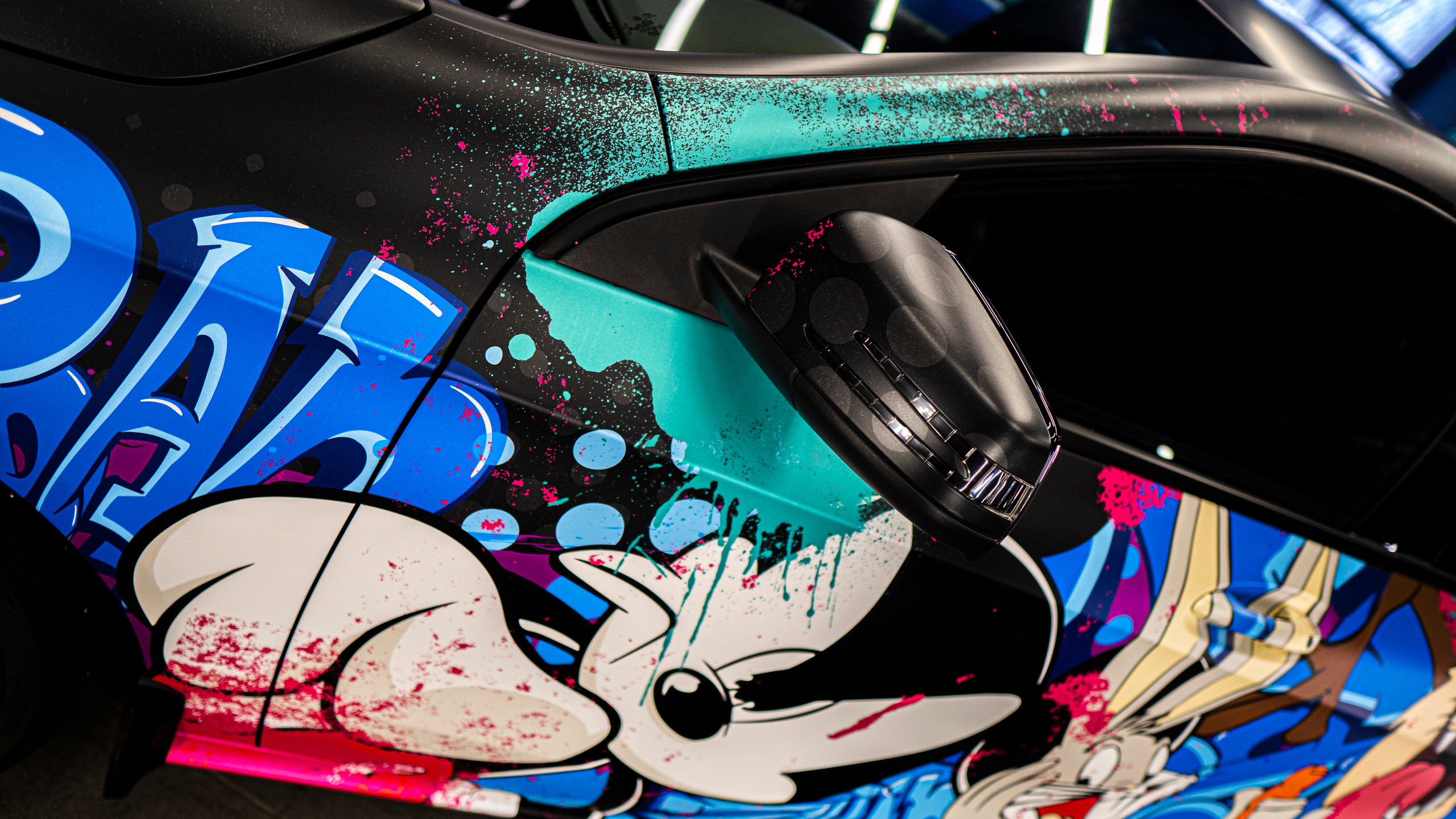 Винилография на Mercedes Benz A. Студия дизайна и оклейки авто Barmaley Design