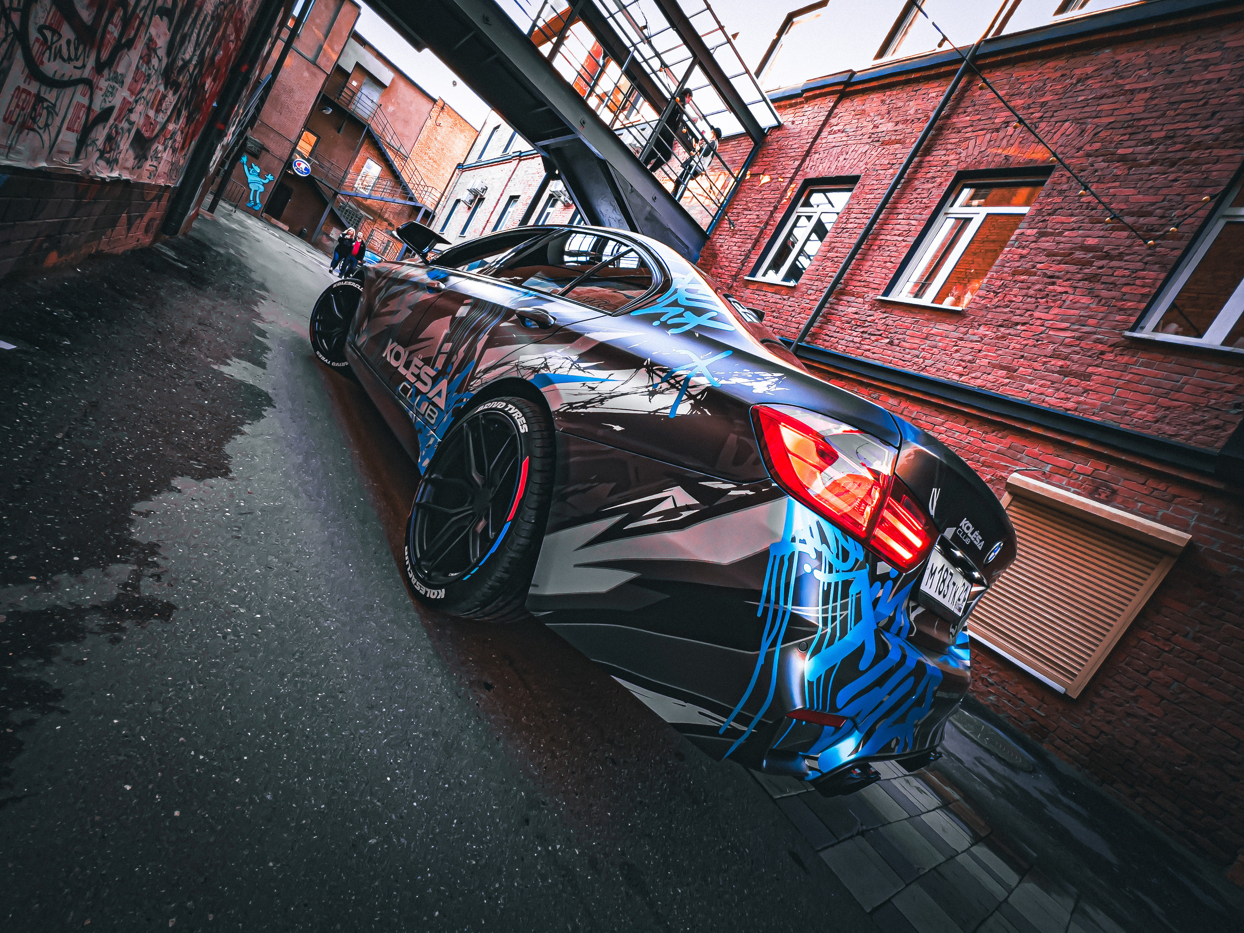 Винилография на BMW 3 F30 Kolesa Klub. Студия дизайна и оклейки авто Barmaley Design