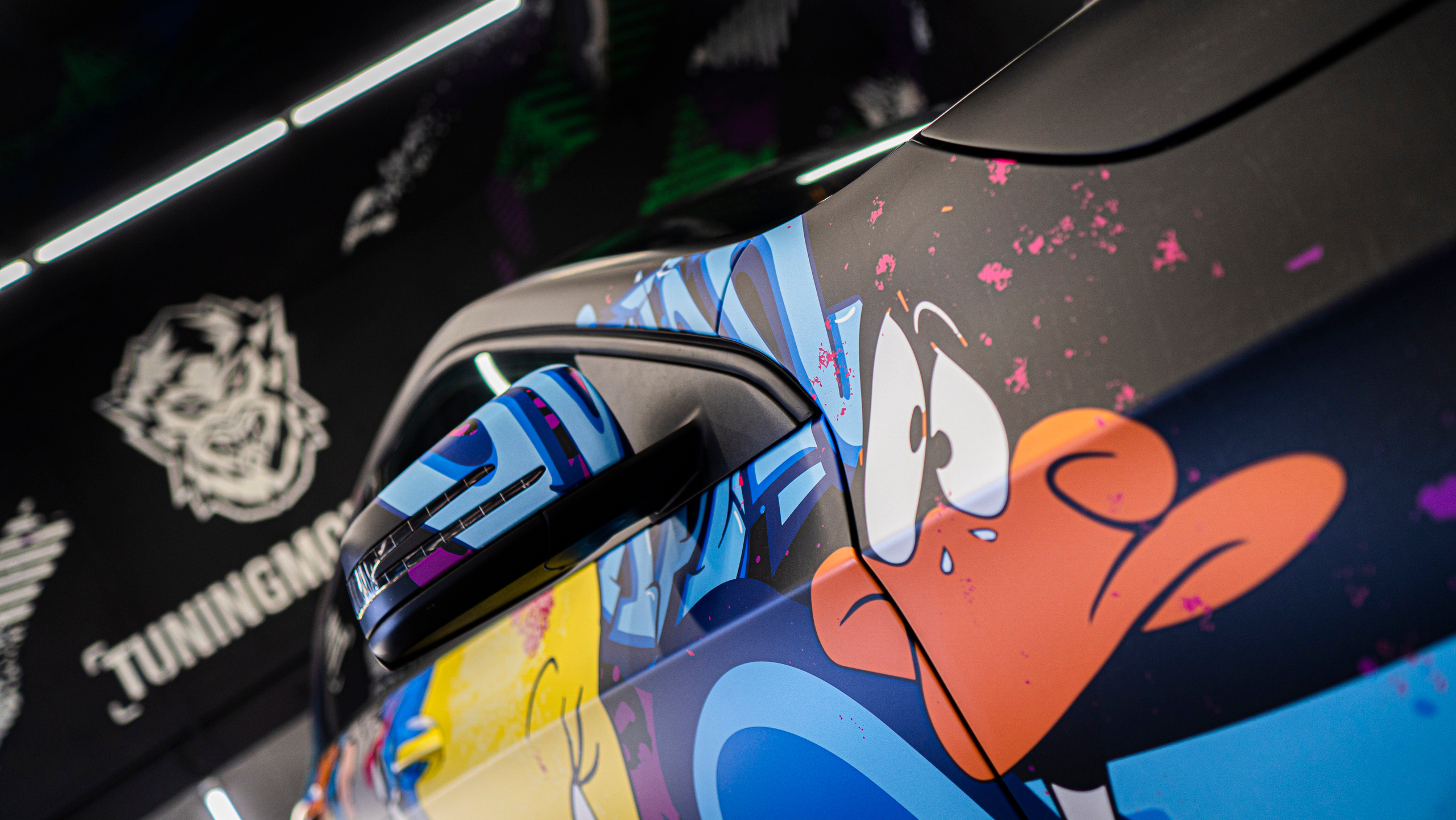 Винилография на Mercedes Benz A. Студия дизайна и оклейки авто Barmaley Design