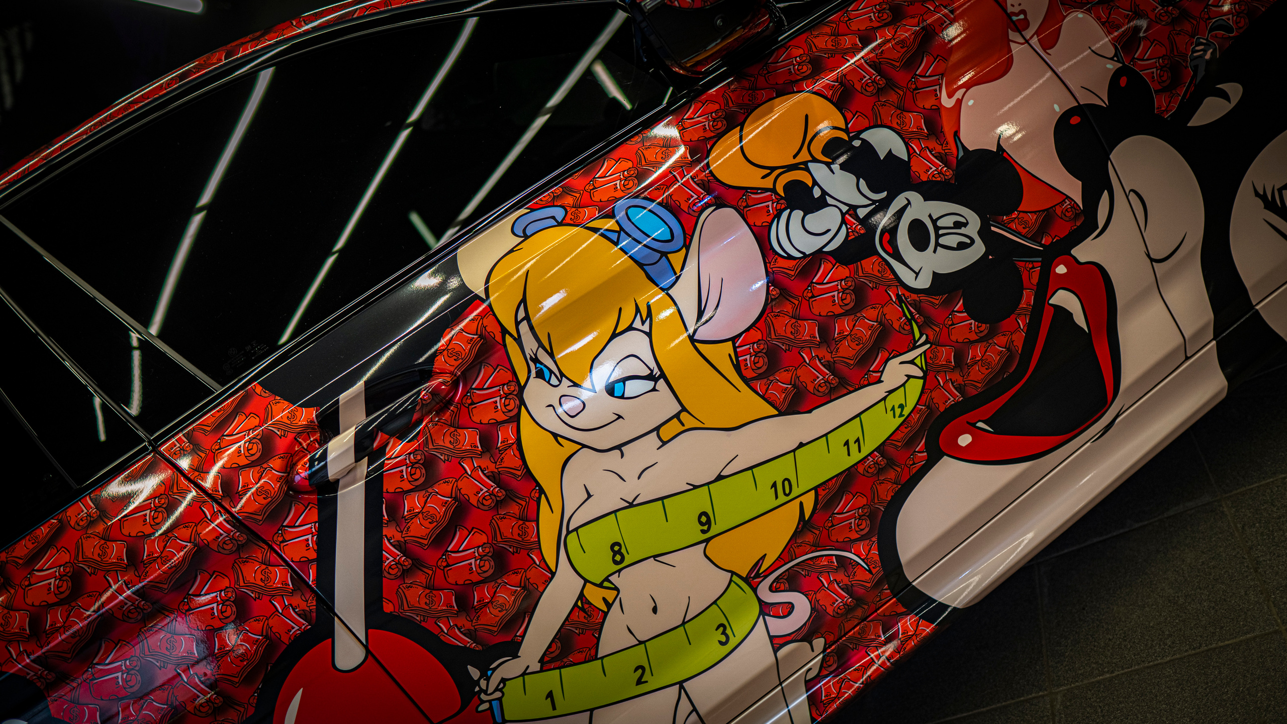 Винилография на BMW M5. Студия дизайна и оклейки авто Barmaley Design