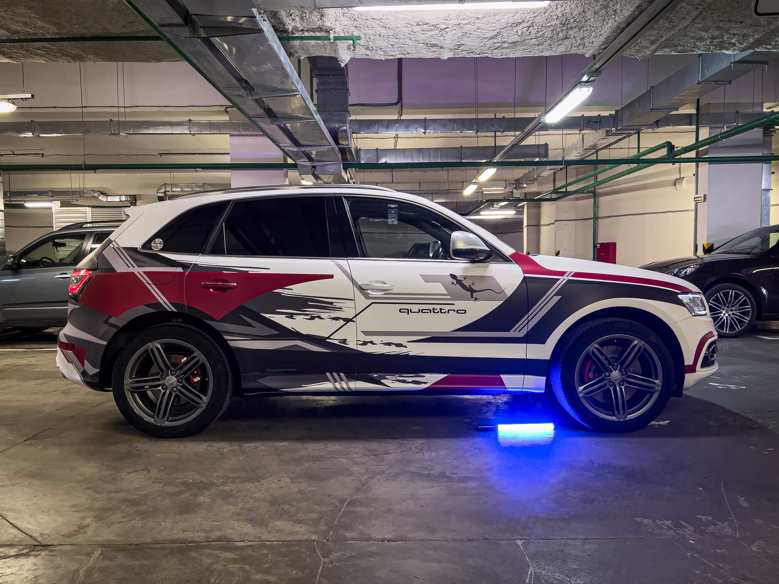 Винилография на Audi Q5. Студия дизайна и оклейки авто Barmaley Design