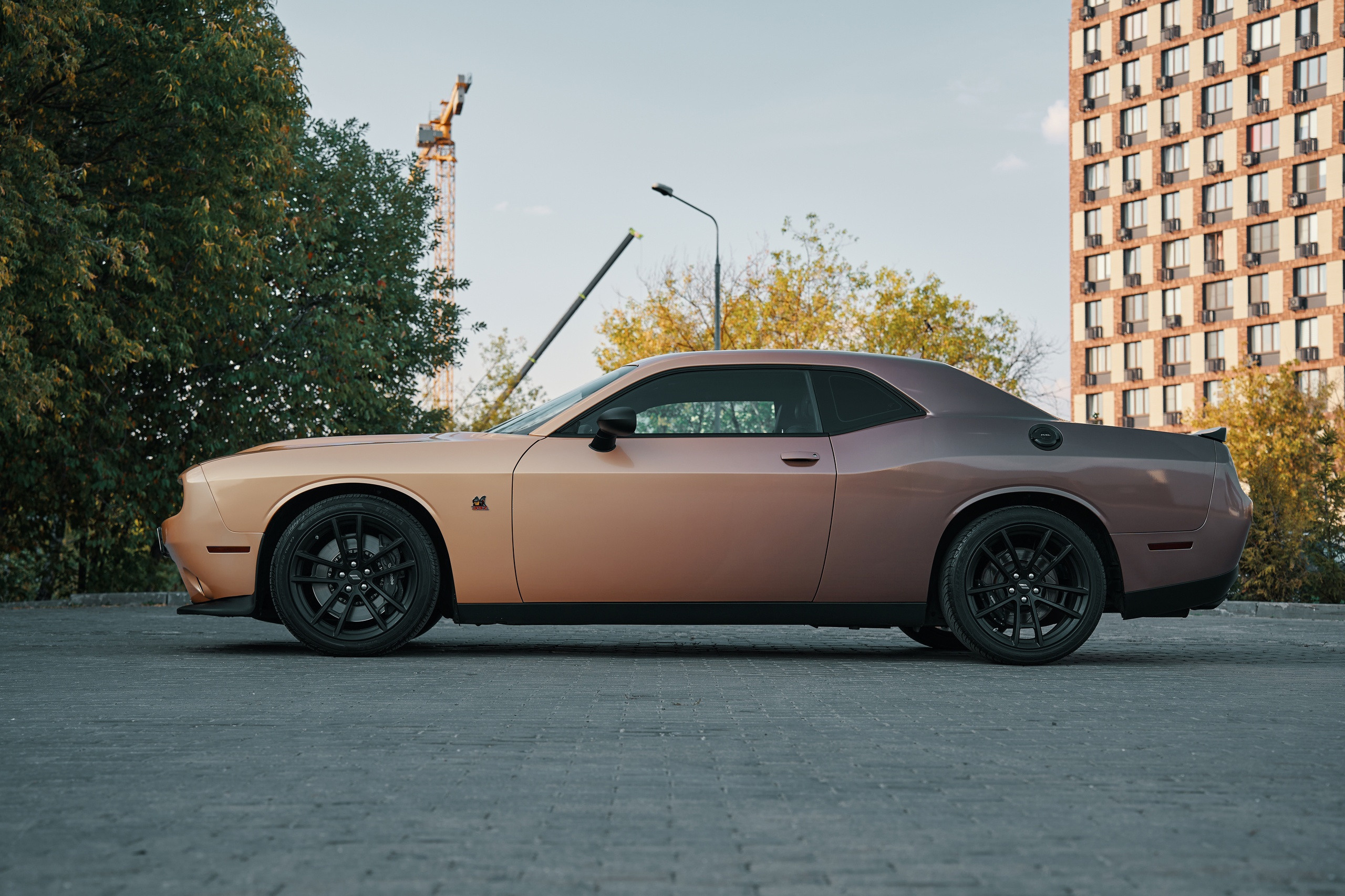 Винилография на Dodge Challenger. Студия дизайна и оклейки авто Barmaley Design