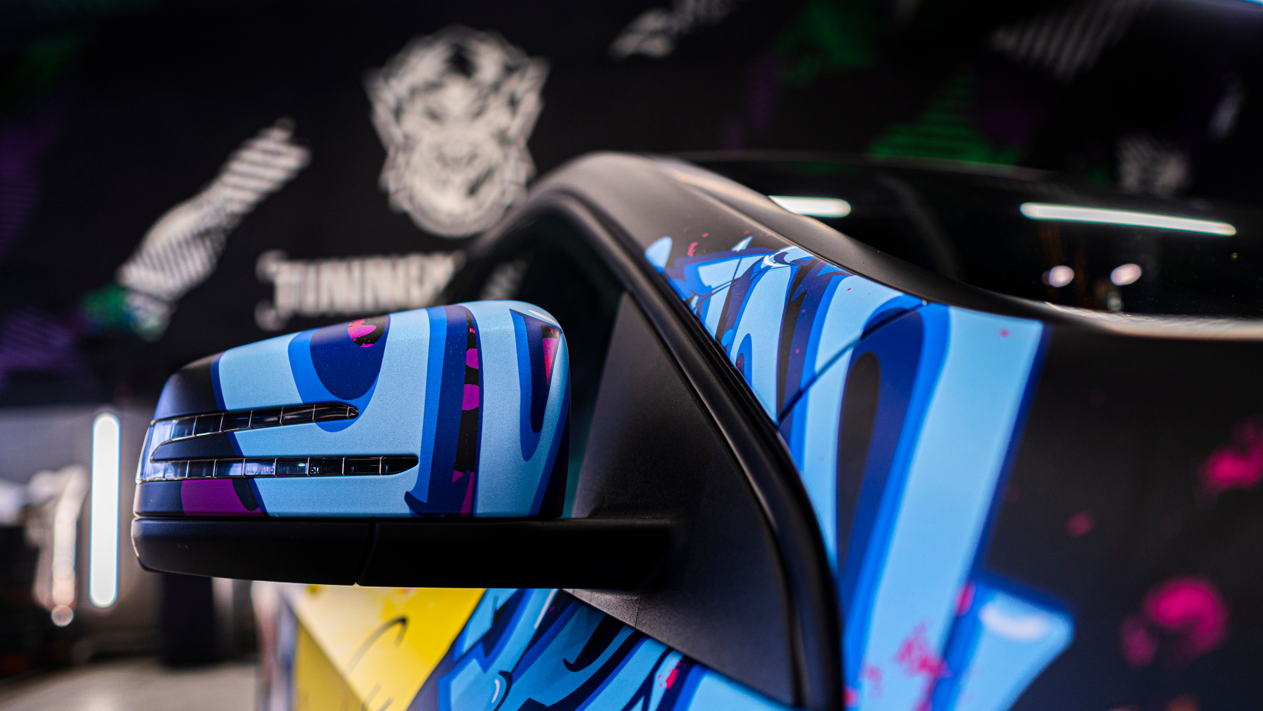 Винилография на Mercedes Benz A. Студия дизайна и оклейки авто Barmaley Design