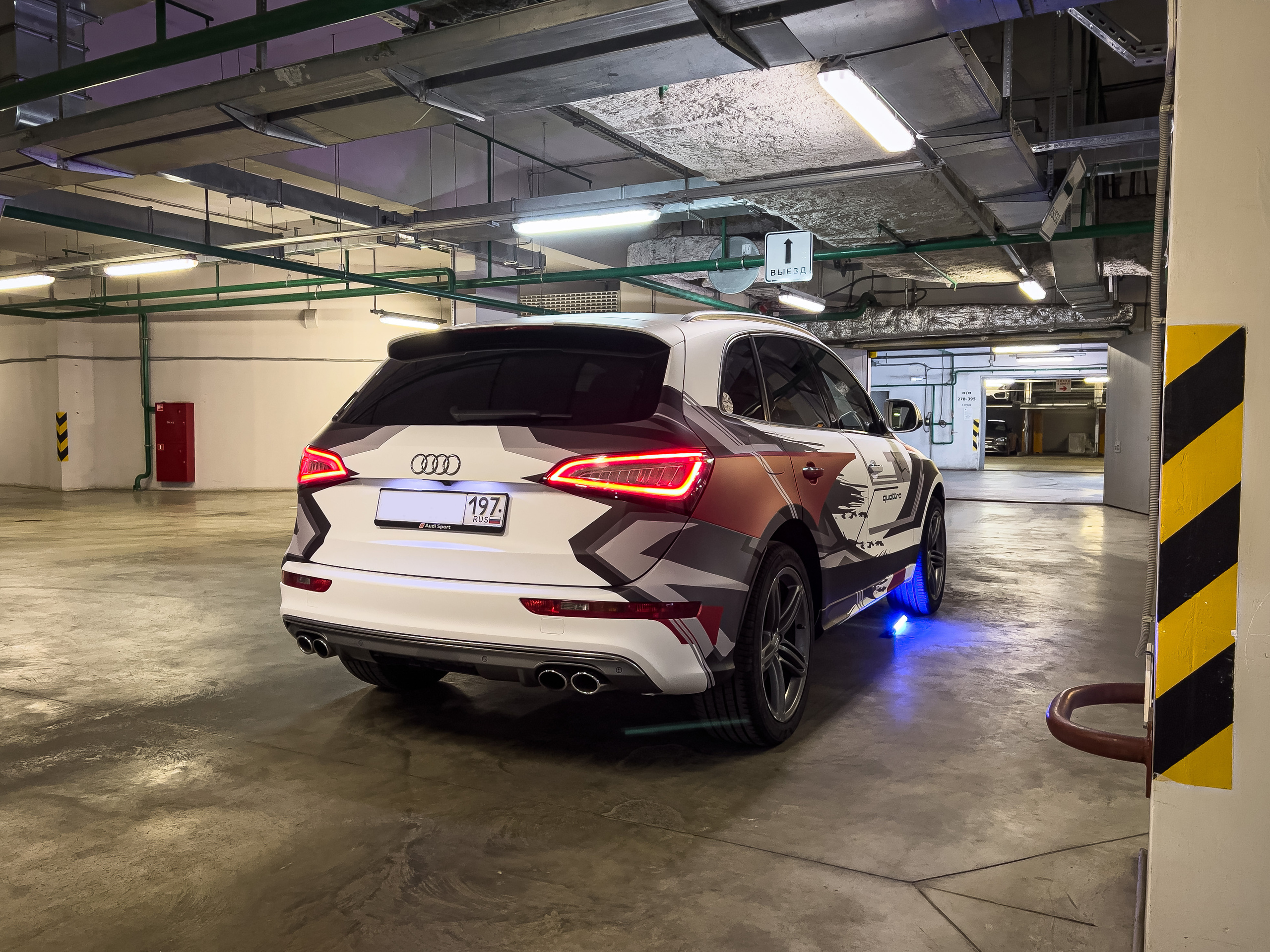 Винилография на Audi Q5. Студия дизайна и оклейки авто Barmaley Design