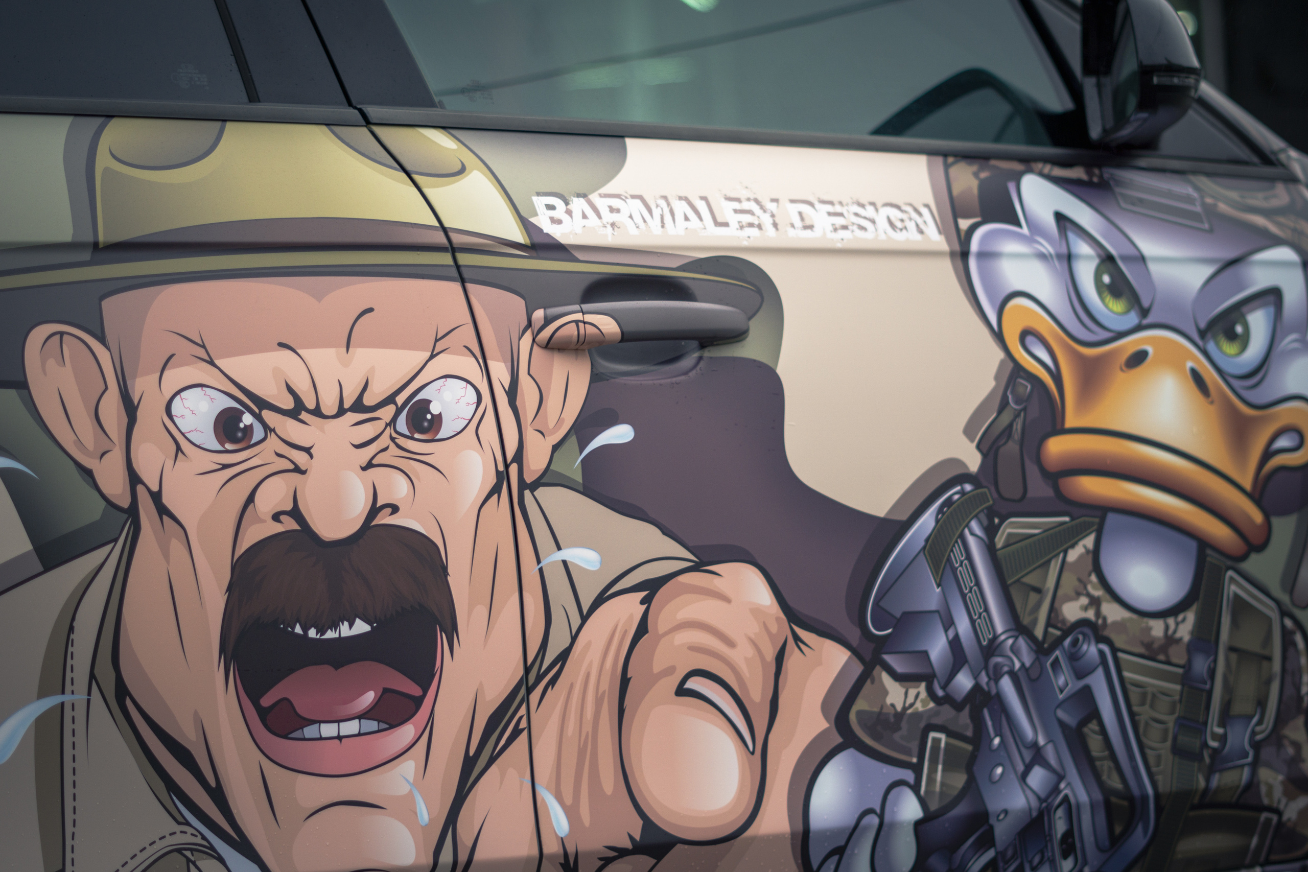 Винилография на Audi A4. Студия дизайна и оклейки авто Barmaley Design