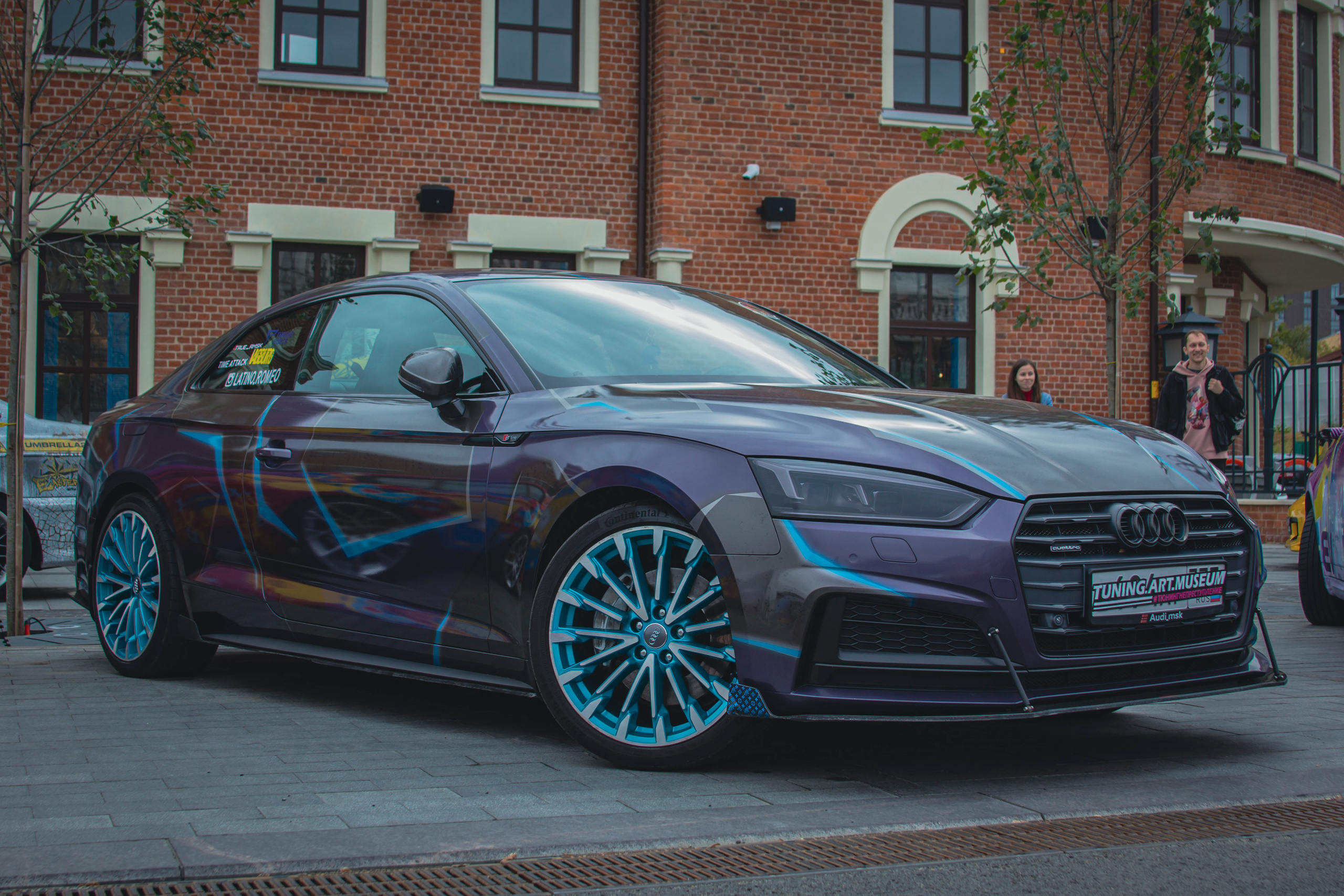 Винилография на Audi A5. Студия дизайна и оклейки авто Barmaley Design