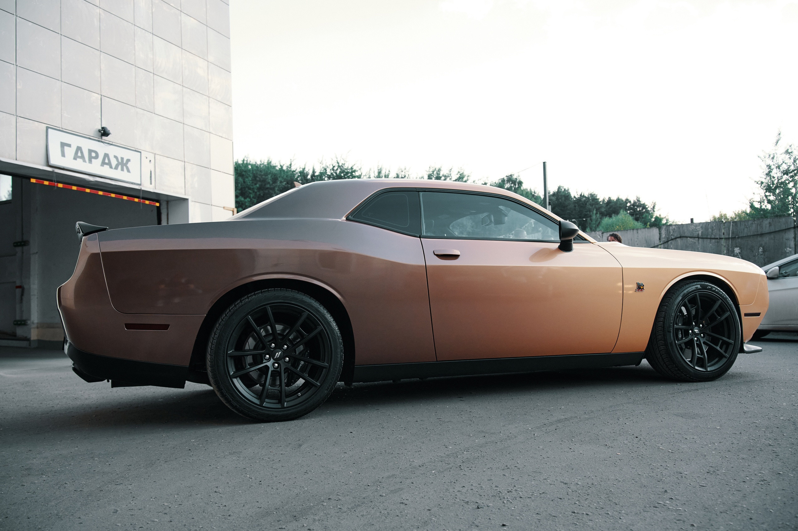 Винилография на Dodge Challenger. Студия дизайна и оклейки авто Barmaley Design