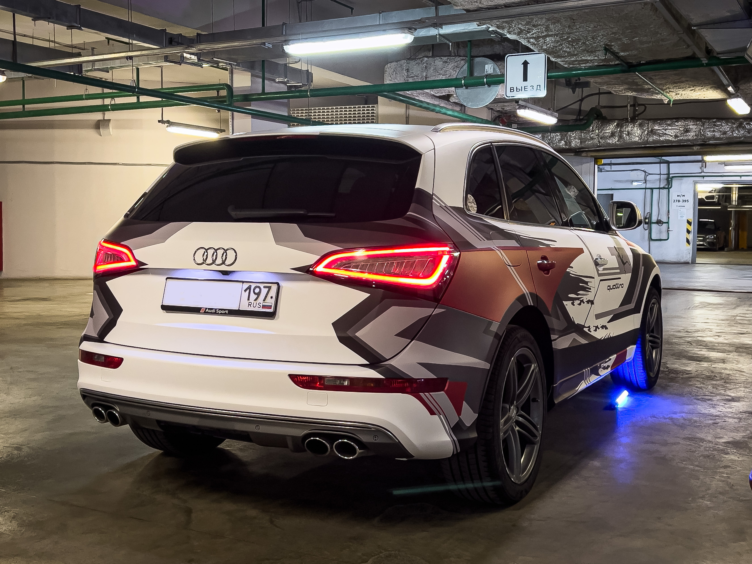 Винилография на Audi Q5. Студия дизайна и оклейки авто Barmaley Design