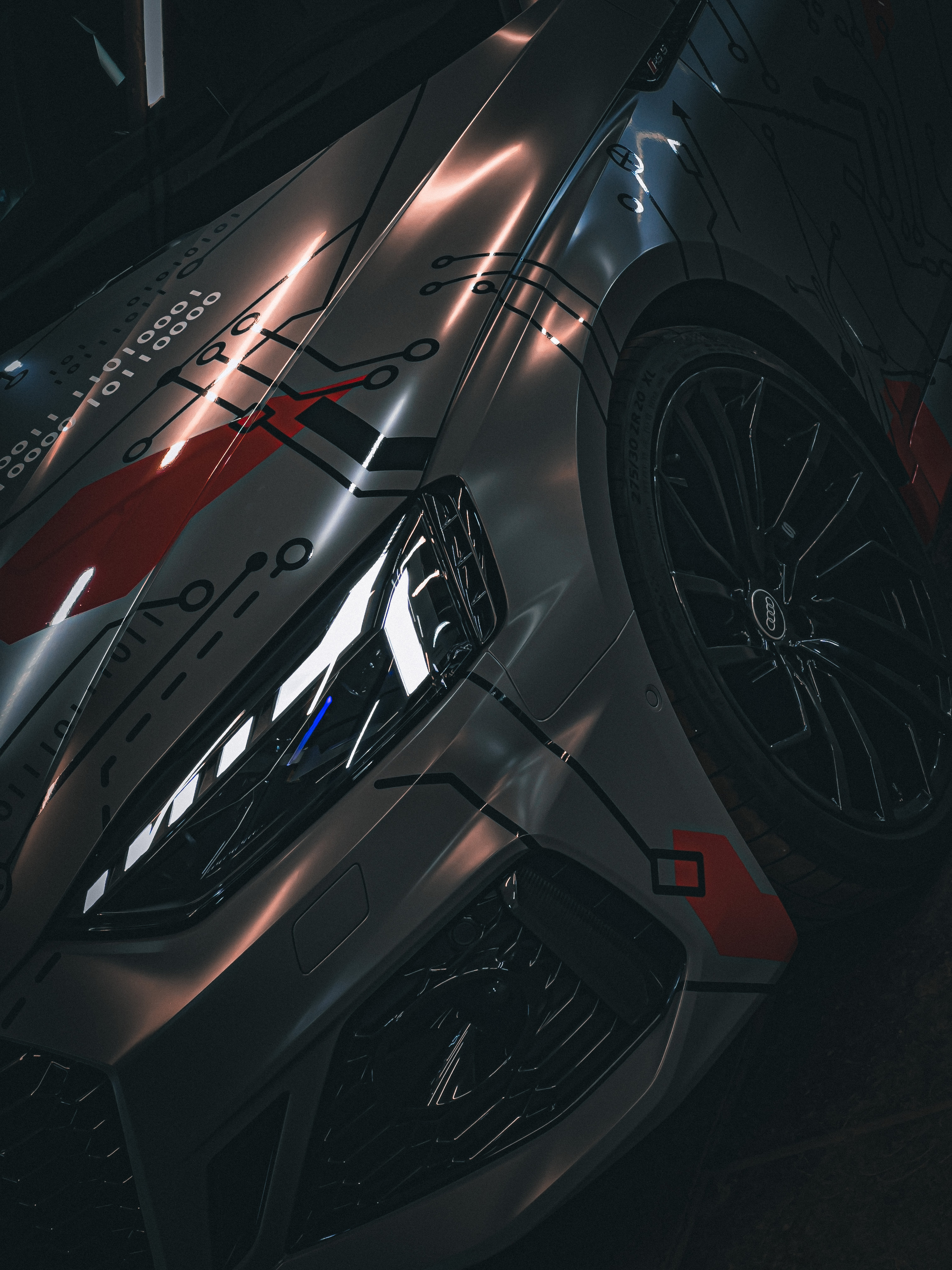 Винилография на Audi RS5. Студия дизайна и оклейки авто Barmaley Design