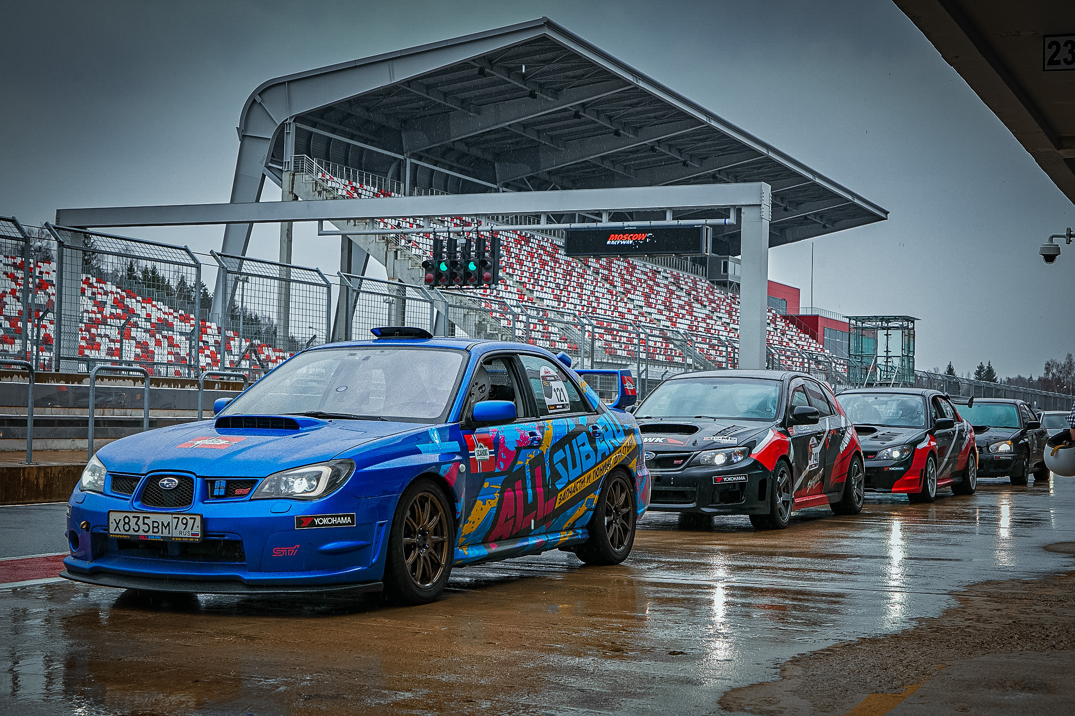 Винилография на Subaru WRX STI. Студия дизайна и оклейки авто Barmaley Design