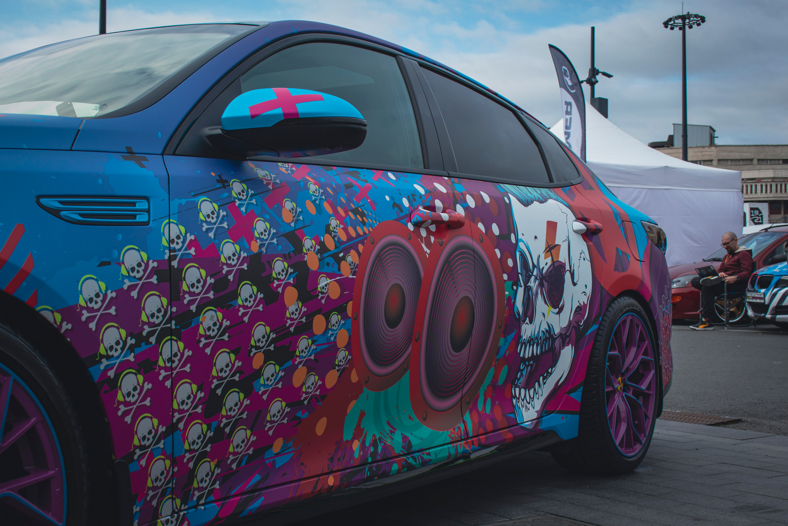 Винилография на KIA Optima. Студия дизайна и оклейки авто Barmaley Design