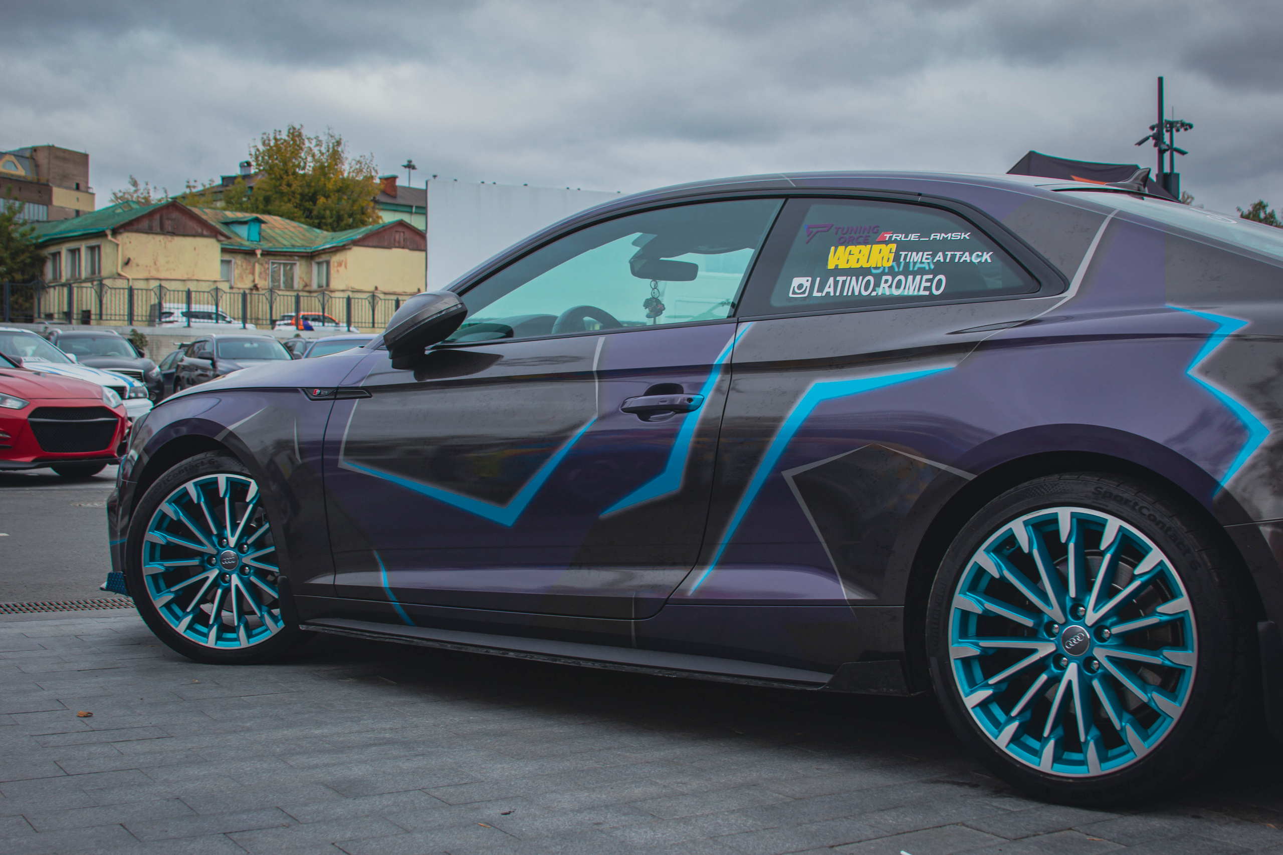 Винилография на Audi A5. Студия дизайна и оклейки авто Barmaley Design