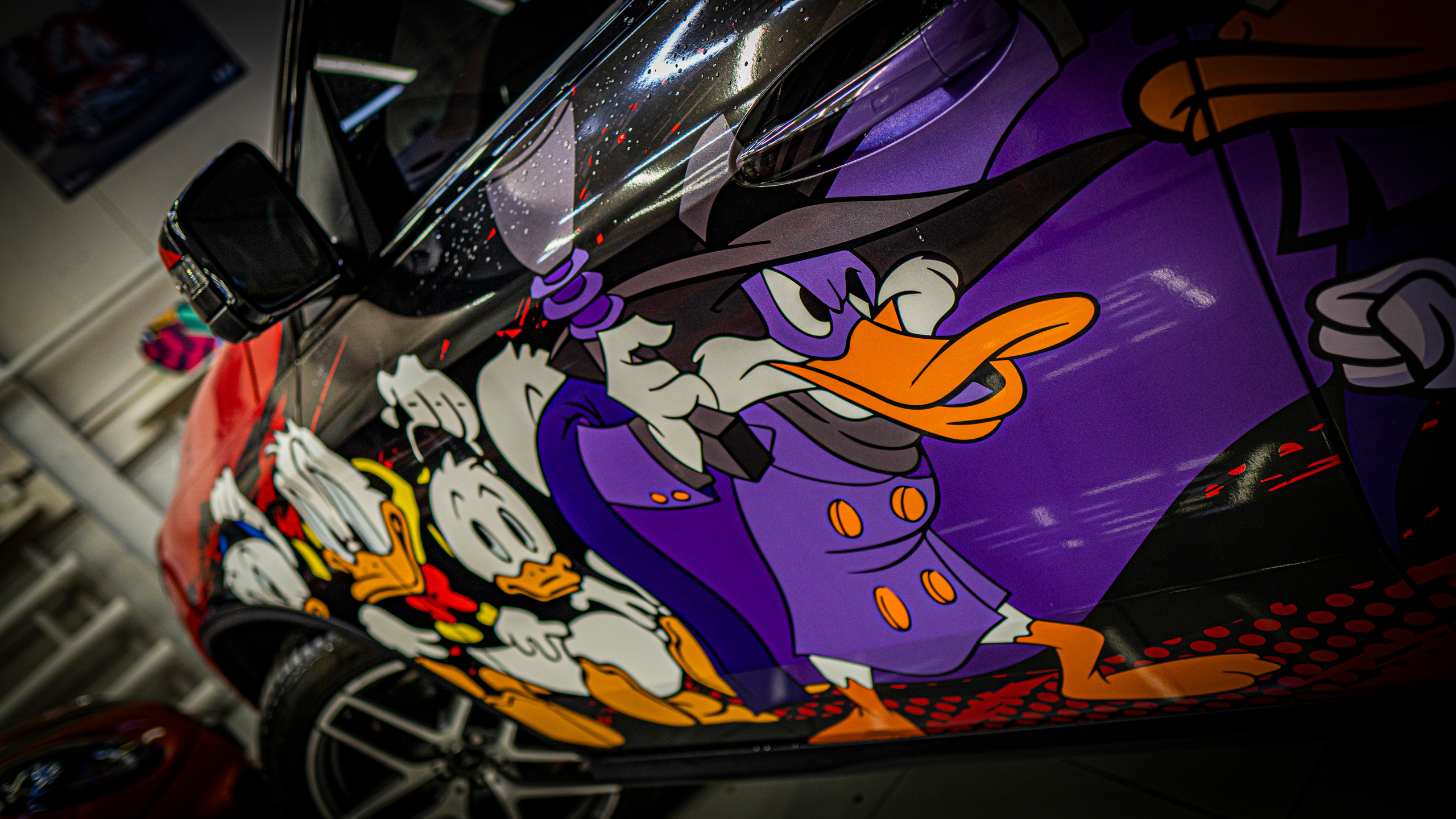 Винилография на Mercedes Benz GLE Coupe. Студия дизайна и оклейки авто Barmaley Design