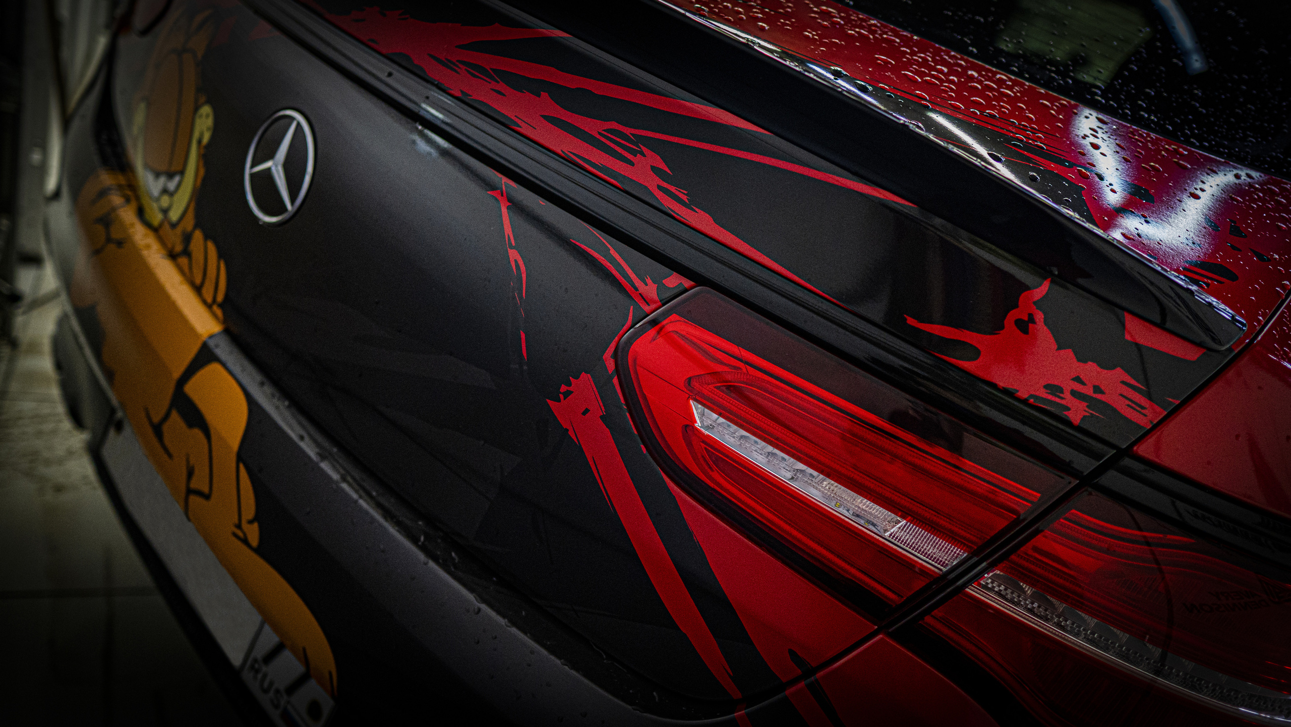 Винилография на Mercedes Benz GLE Coupe. Студия дизайна и оклейки авто Barmaley Design