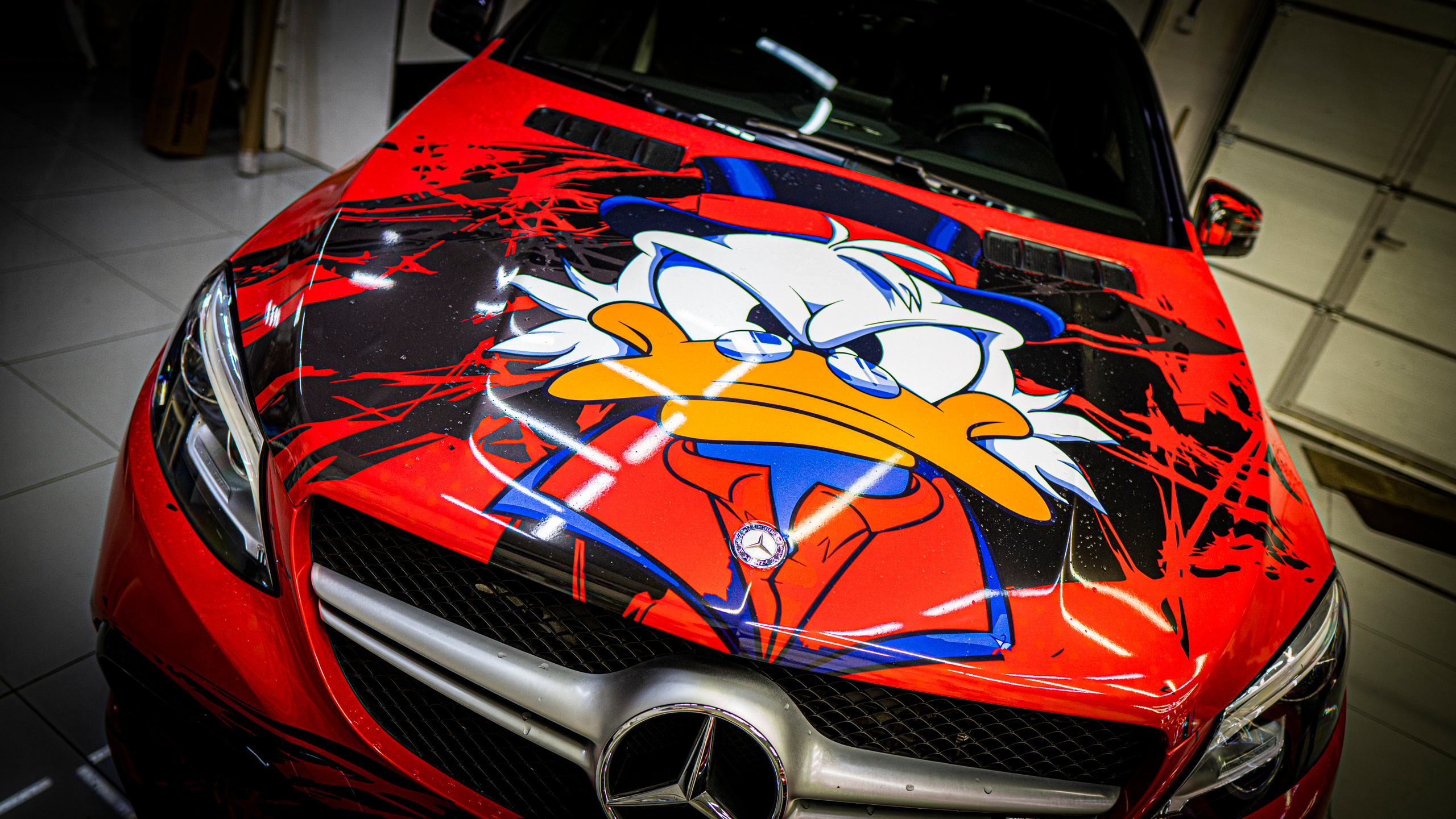 Винилография на Mercedes Benz GLE Coupe. Студия дизайна и оклейки авто Barmaley Design