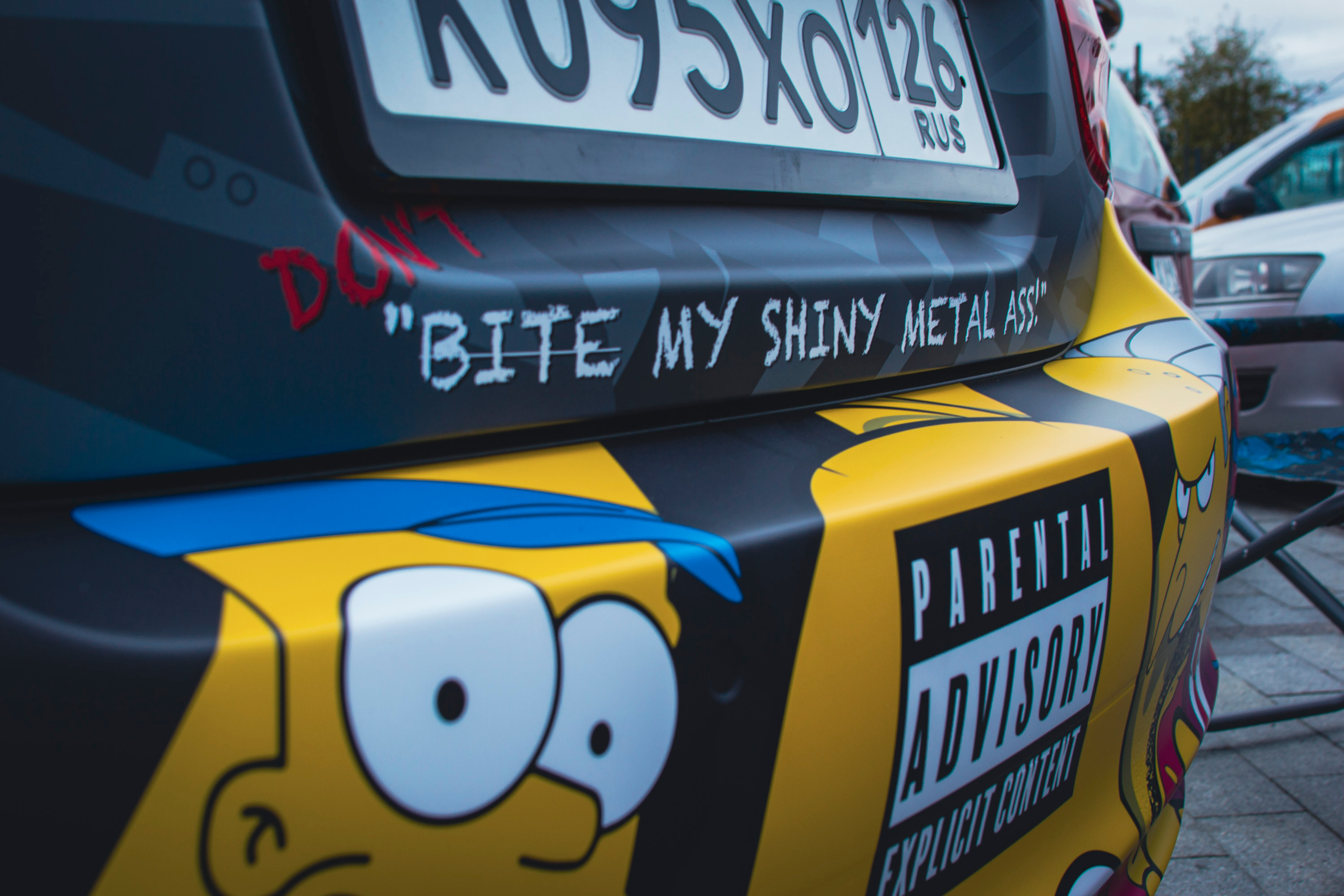 Винилография на BMW 3 E90. Студия дизайна и оклейки авто Barmaley Design