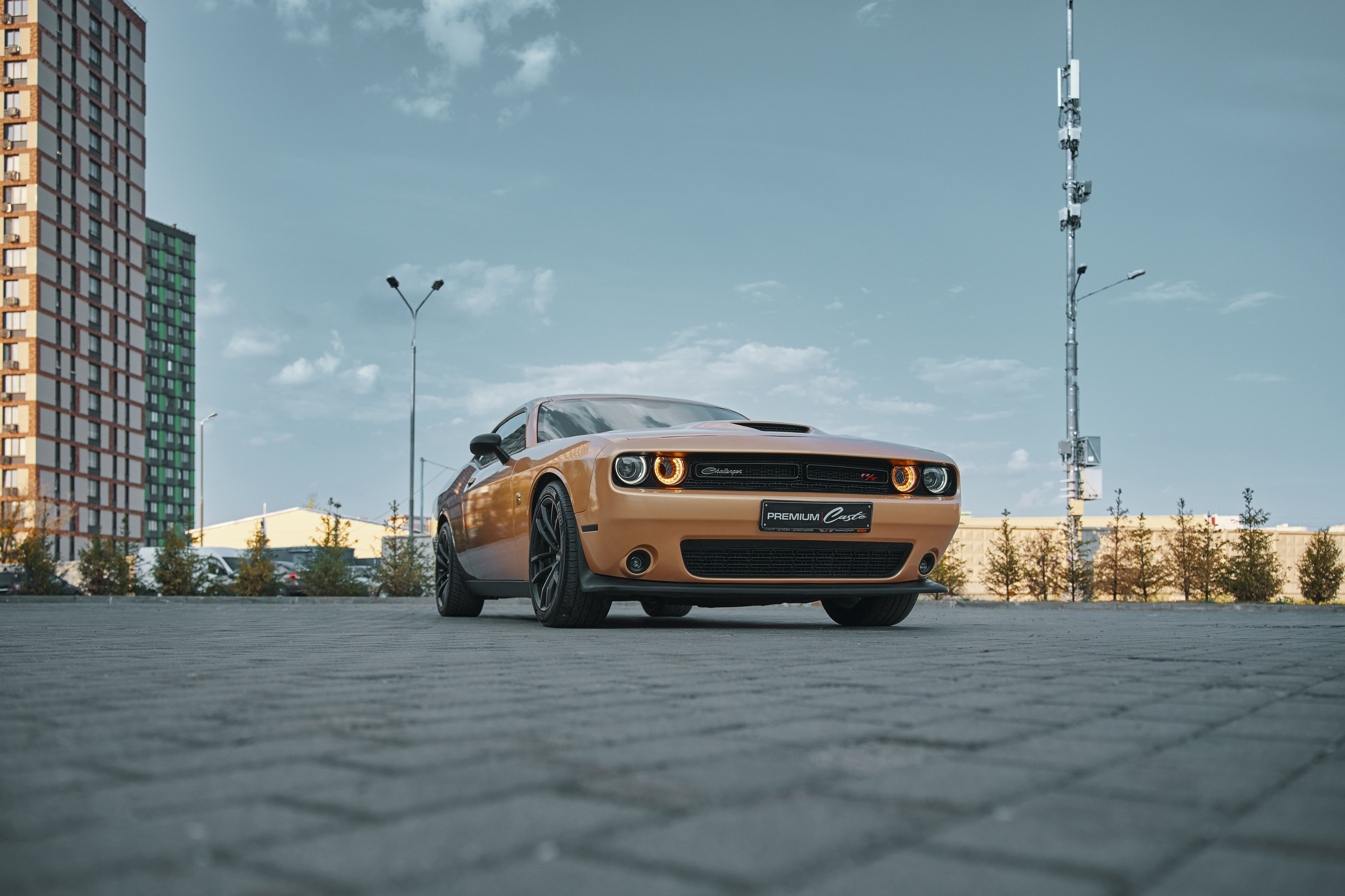 Винилография на Dodge Challenger. Студия дизайна и оклейки авто Barmaley Design