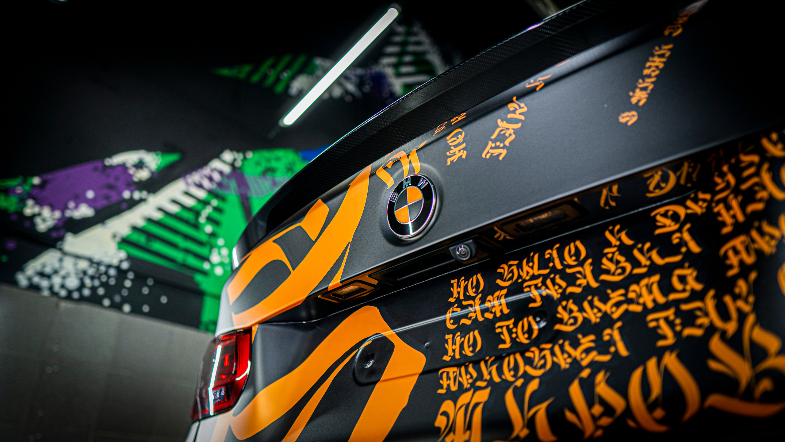 Винилография на BMW 3 F30. Студия дизайна и оклейки авто Barmaley Design