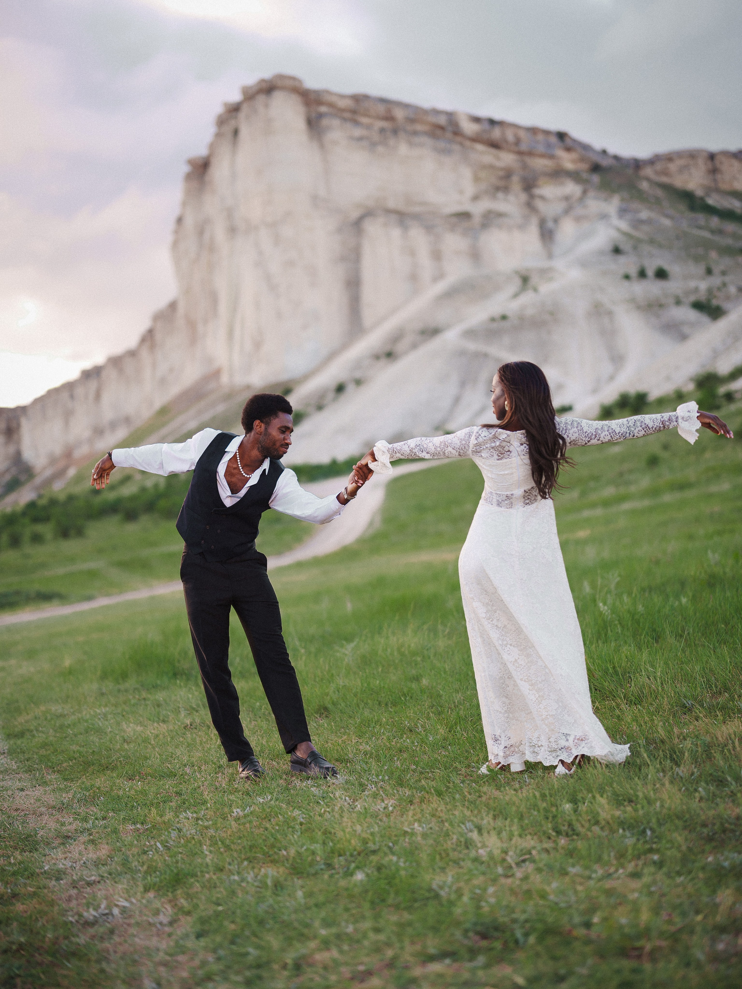 Прогулка на Белой скале. Фотограф Олег Сотник