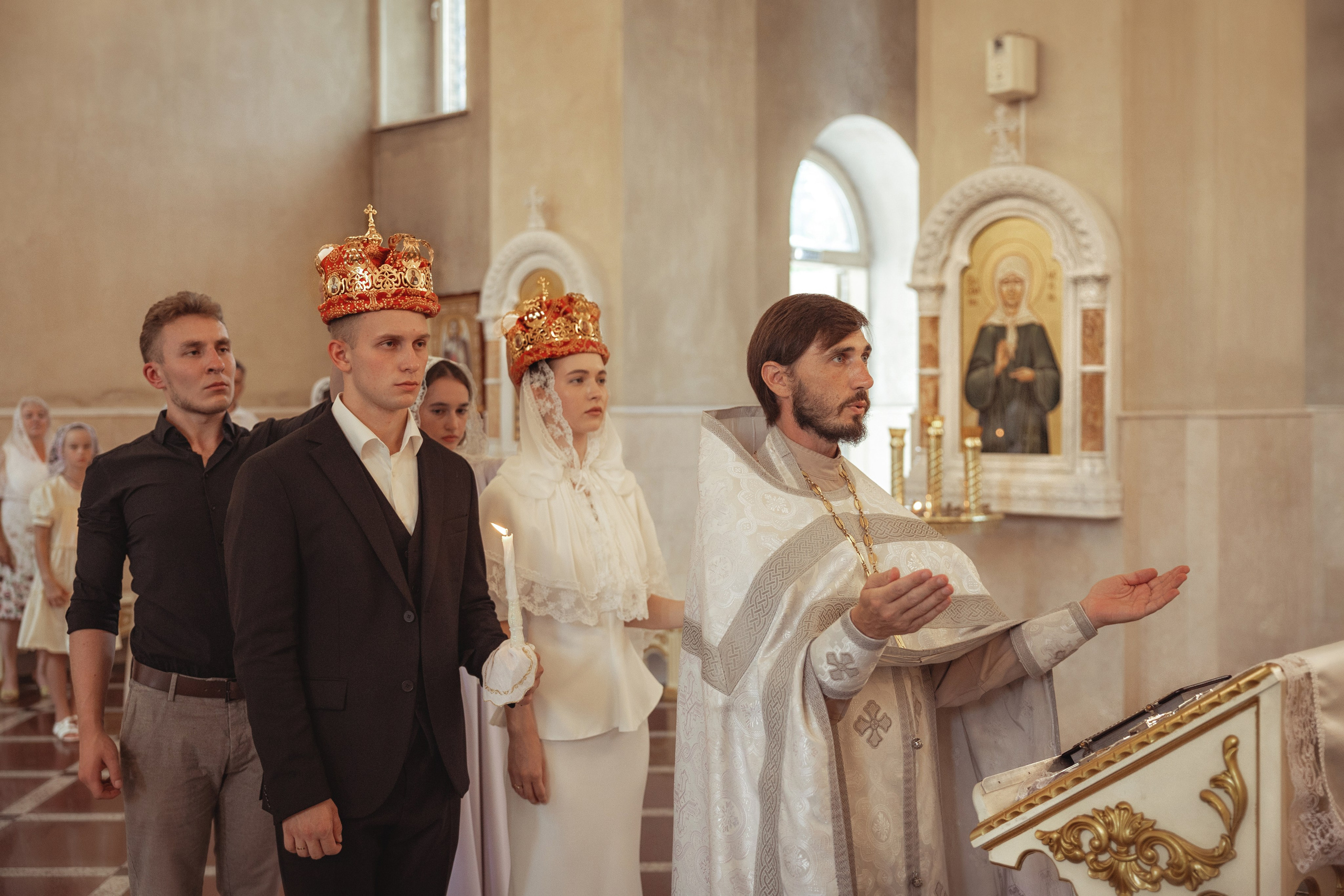 Таинство Венчания Матвея и Анны. Храм Александра Невского Славянск-на-Кубани. Фотограф на Крещение и Венчание Краснодарский край — Гранкина Юлия
