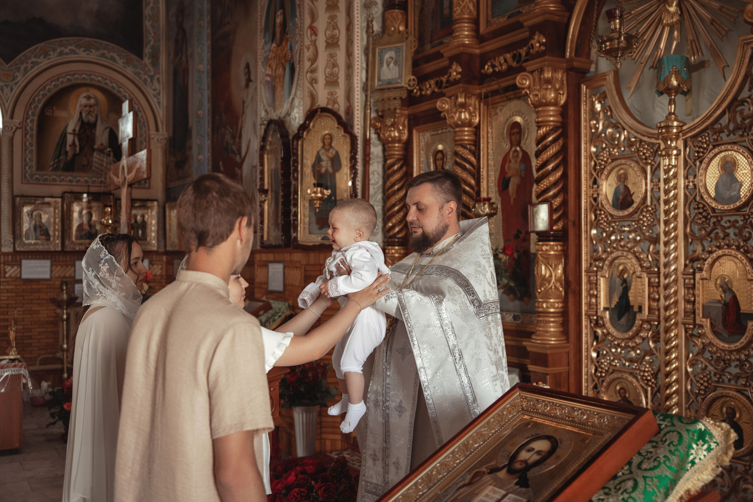 Таинство Крещения Романа. Храм Пантелеймона Целителя Славянск н/К. Фотограф на Крещение и Венчание Краснодарский край — Гранкина Юлия