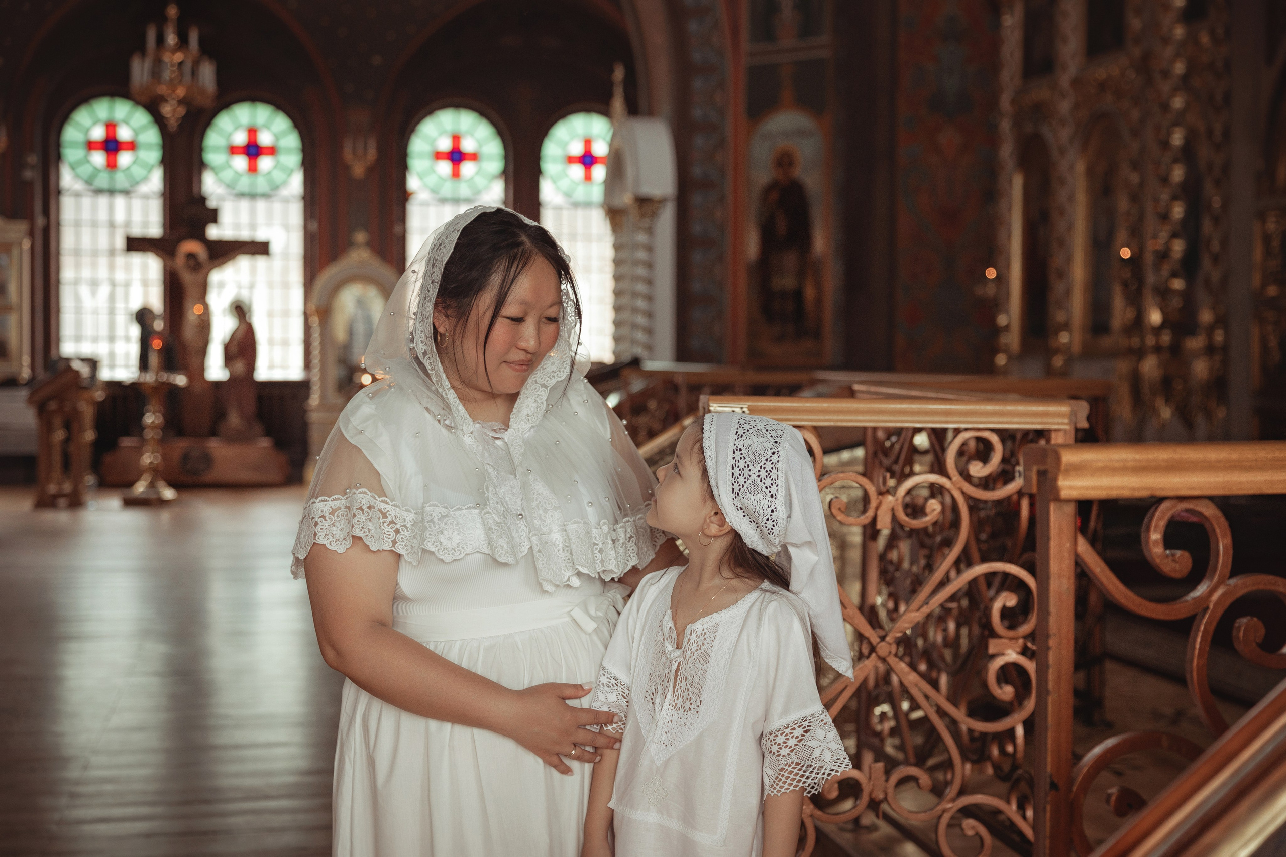 Таинство Крещения Елисаветы. Свято-Троицкиц собор, г. Краснодар. Фотограф на Крещение и Венчание Краснодарский край — Гранкина Юлия
