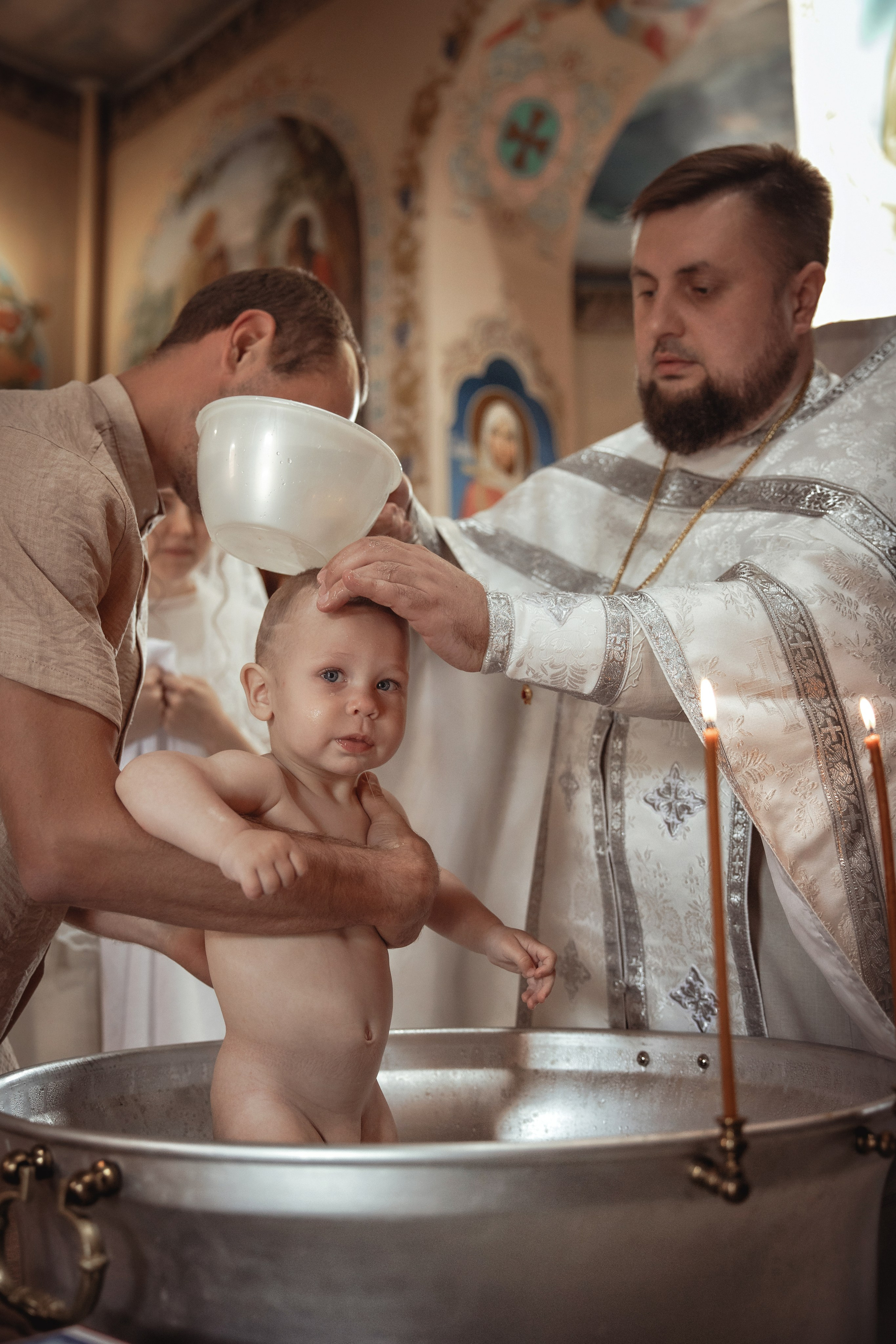 Таинство Крещения Романа. Храм Пантелеймона Целителя Славянск н/К. Фотограф на Крещение и Венчание Краснодарский край — Гранкина Юлия