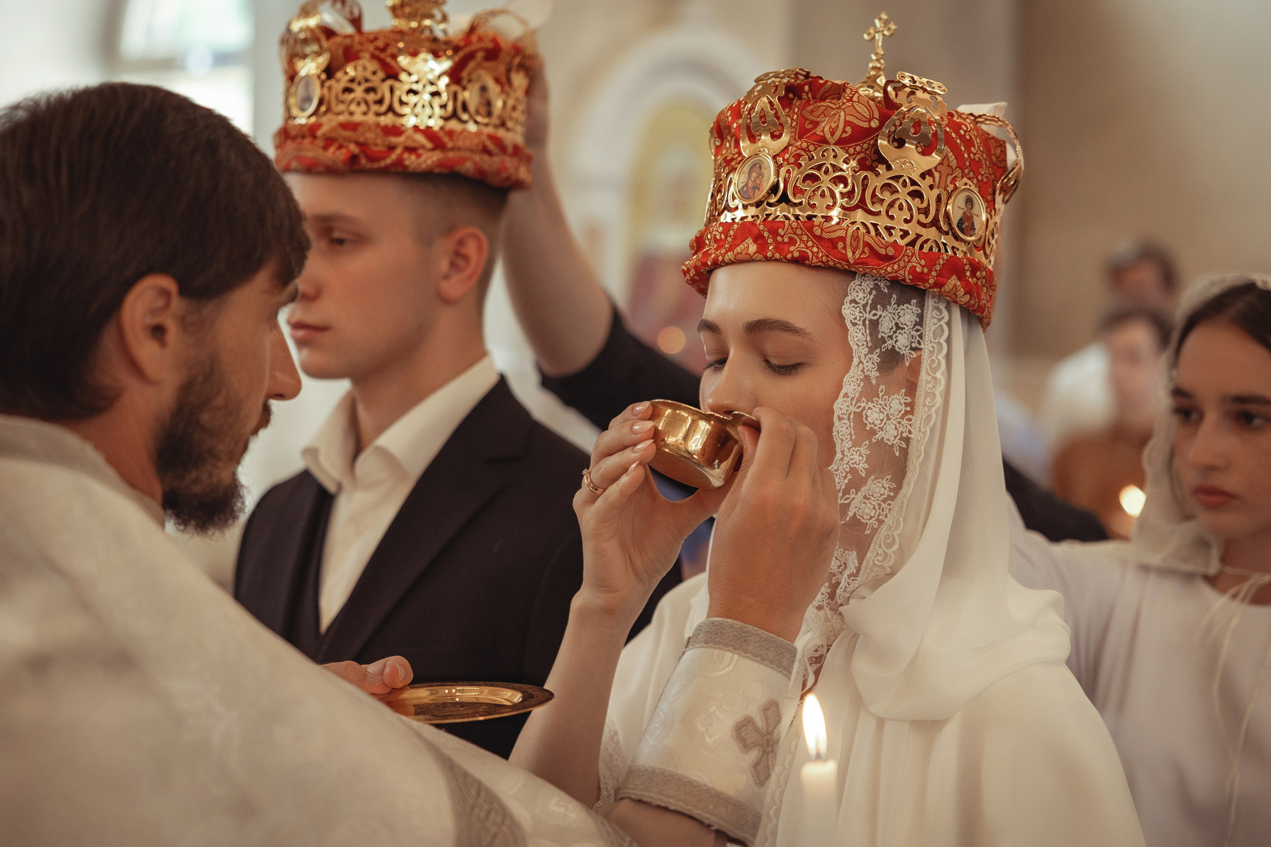 Таинство Венчания Матвея и Анны. Храм Александра Невского Славянск-на-Кубани. Фотограф на Крещение и Венчание Краснодарский край — Гранкина Юлия