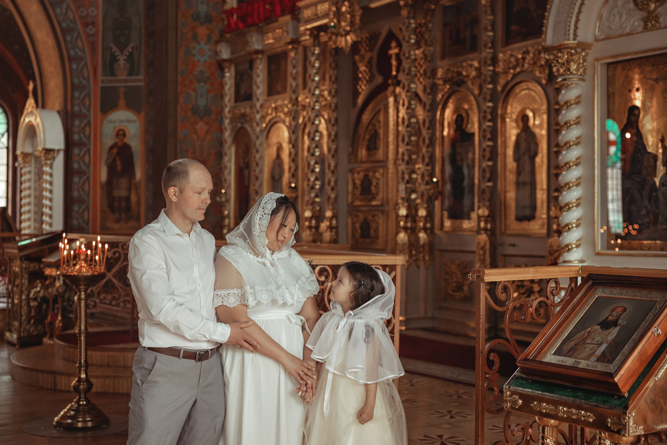 Таинство Крещения Елисаветы. Свято-Троицкиц собор, г. Краснодар. Фотограф на Крещение и Венчание Краснодарский край — Гранкина Юлия