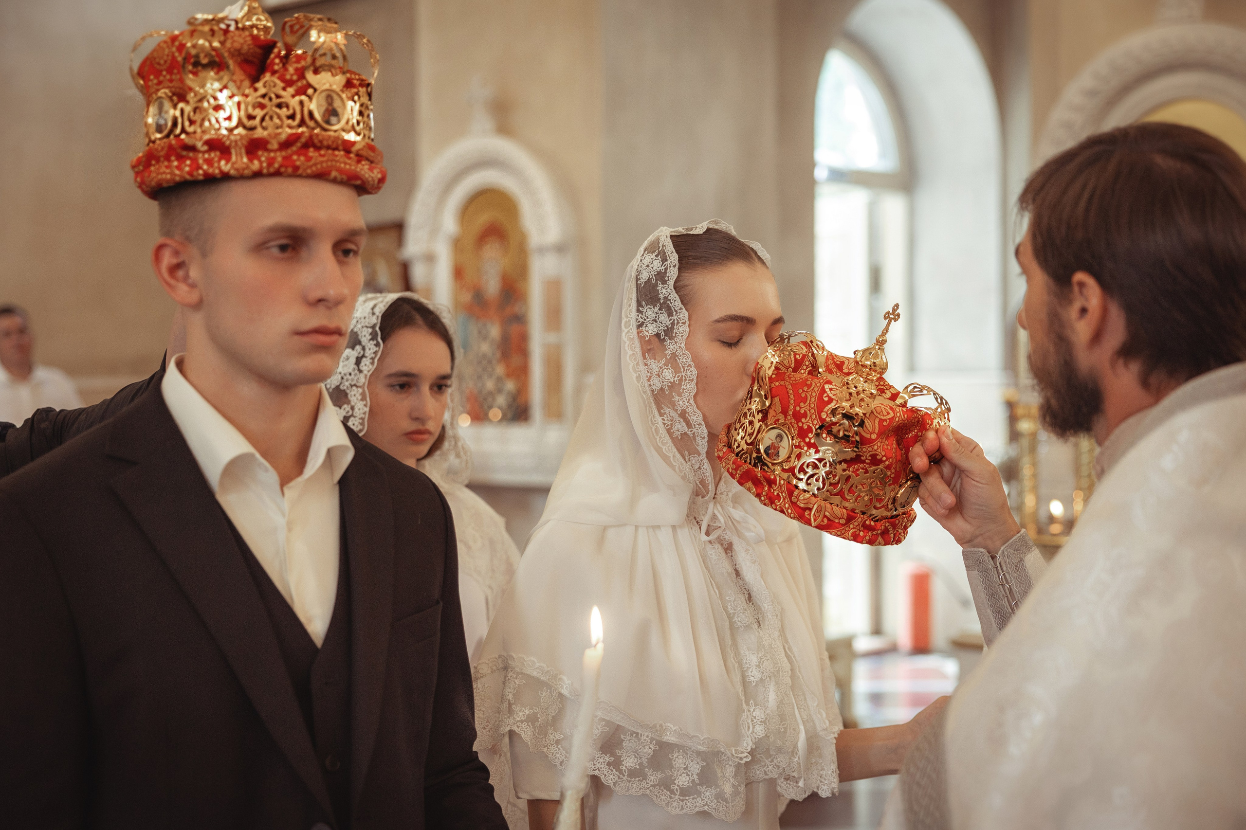 Таинство Венчания Матвея и Анны. Храм Александра Невского Славянск-на-Кубани. Фотограф на Крещение и Венчание Краснодарский край — Гранкина Юлия