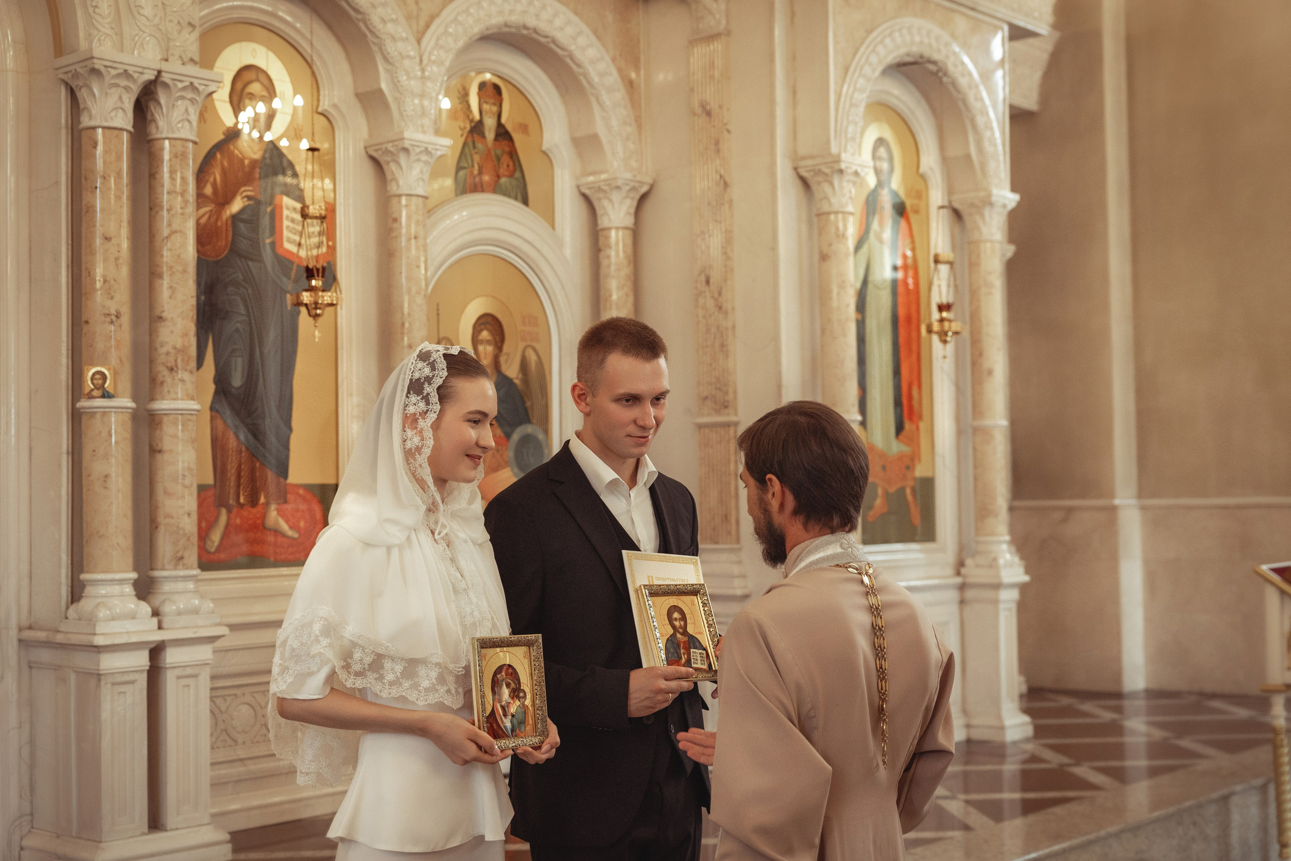 Таинство Венчания Матвея и Анны. Храм Александра Невского Славянск-на-Кубани. Фотограф на Крещение и Венчание Краснодарский край — Гранкина Юлия